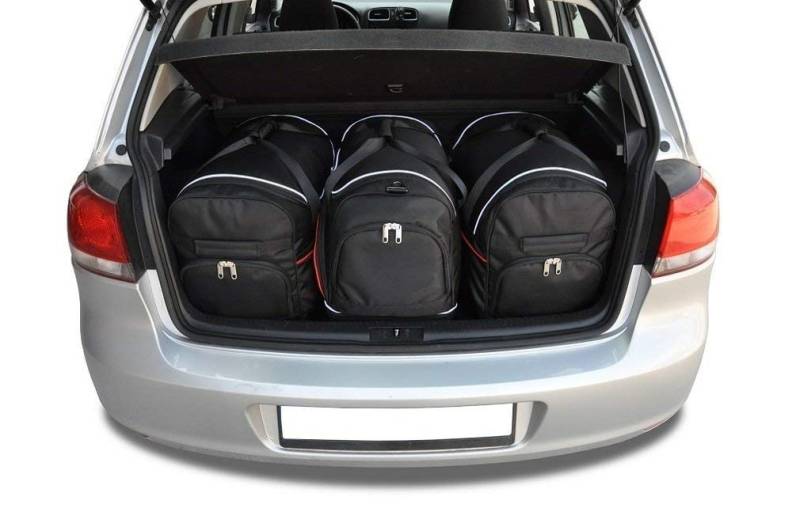 KJUST Kofferraumtaschen 3 stk kompatibel mit VW GOLF 5 HATCHBACK VI 2008-2012 von KJUST