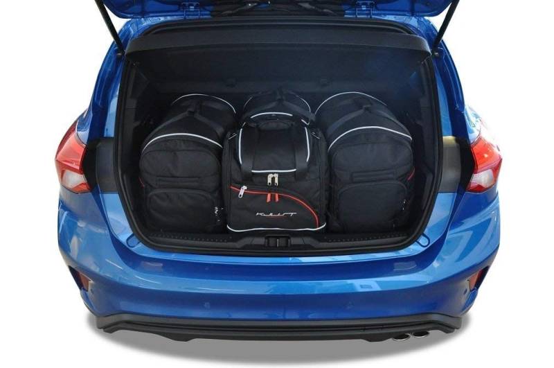 KJUST Dedizierte Reisetaschen 4 stk kompatibel mit FORD FOCUS HATCHBACK IV 2018+ von KJUST