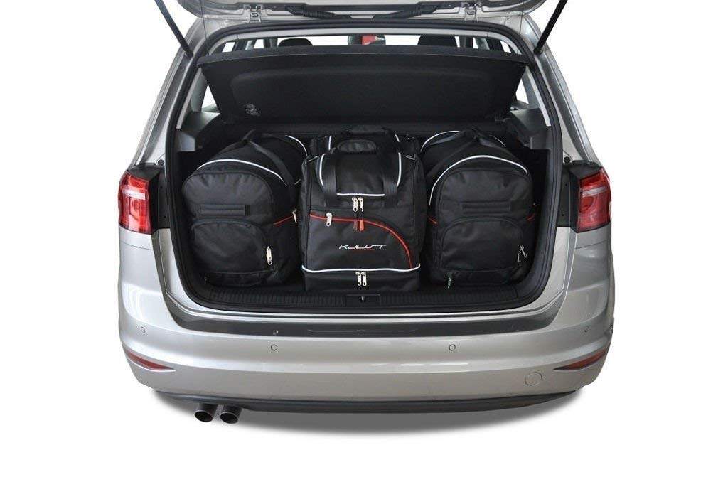 KJUST Kofferraumtaschen 4 stk kompatibel mit VW GOLF SPORTSVAN VII 2013-2020 von KJUST