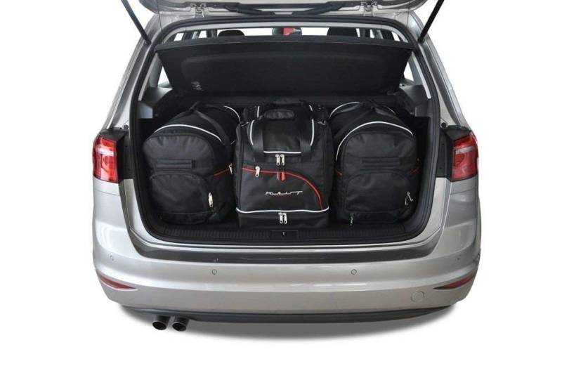 KJUST Kofferraumtaschen 4 stk kompatibel mit VW GOLF SPORTSVAN VII 2013-2020 von KJUST