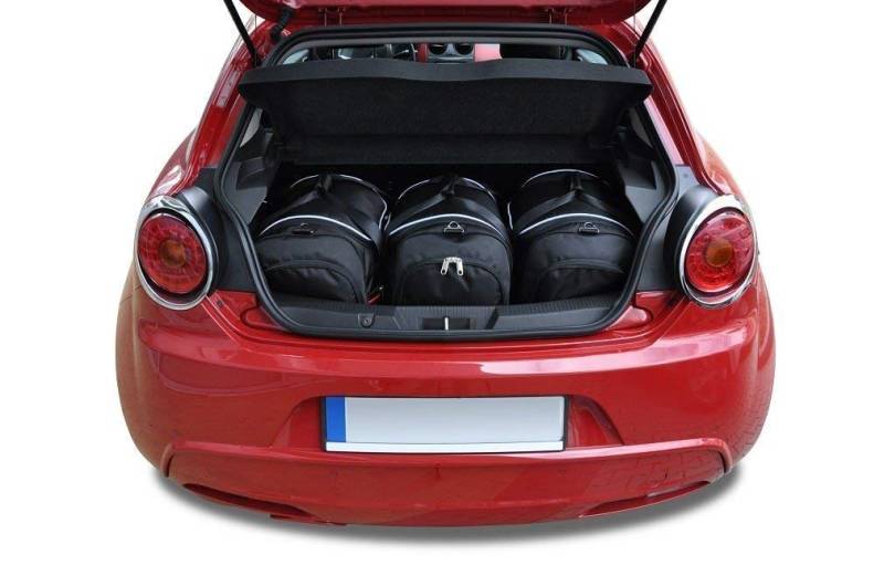 KJUST Reisetaschen 3 stk kompatibel mit ALFA ROMEO MITO HATCHBACK I (955) 2008-2018 von KJUST