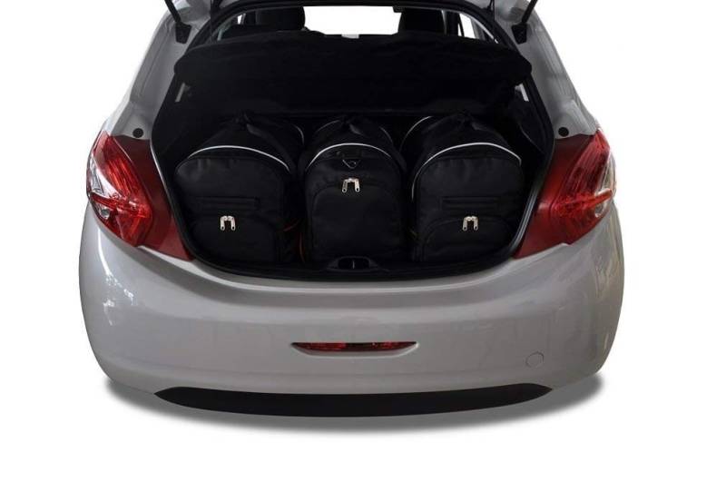 KJUST Reisetaschen 3 stk kompatibel mit PEUGEOT 208 HATCHBACK I (A9) 2012-2015 von KJUST