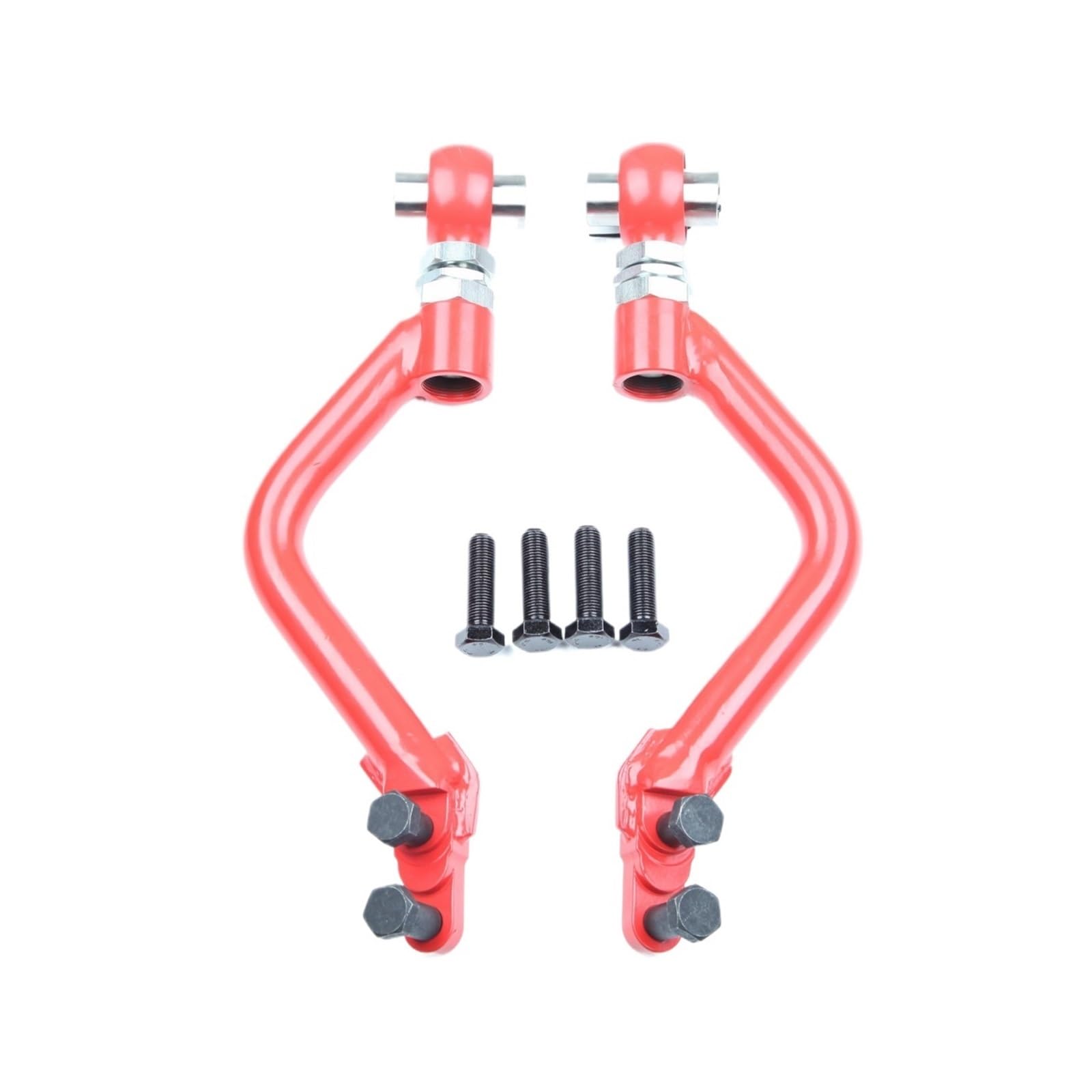 2-teiliges Set verstellbarer vorderer Spannstangenarme, kompatibel mit IS300 (XE10) GS400 GS430 Altezza 01–05, kompatibel mit Chaser JZX90/JZX100/JZX110(RED) von KKGHYYMG