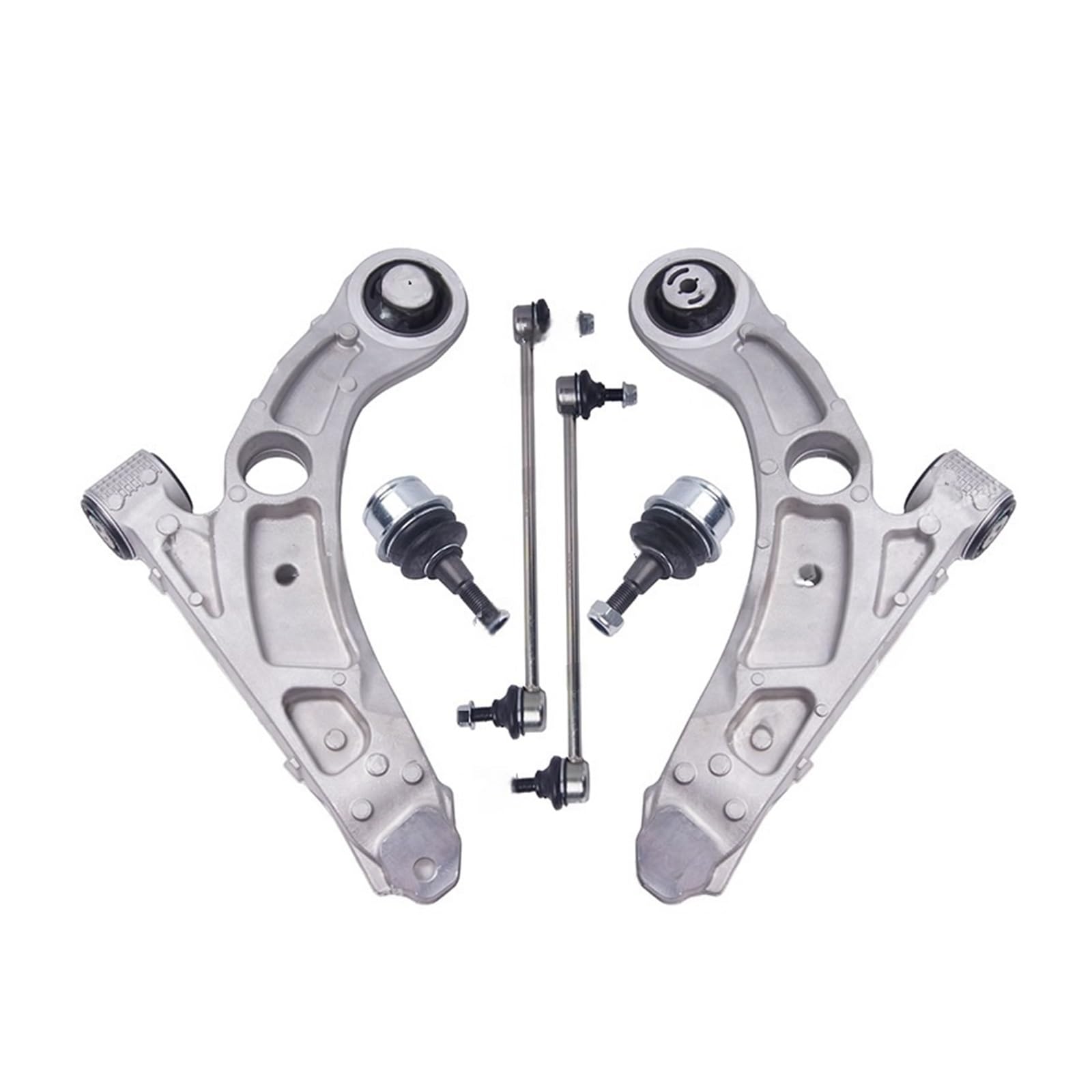 6-teiliges Front-Lower-Querlenker-Kit, kompatibel mit Cherokee KL 2019-68288578AE 68288579AE 68224731AD(2WD) von KKGHYYMG