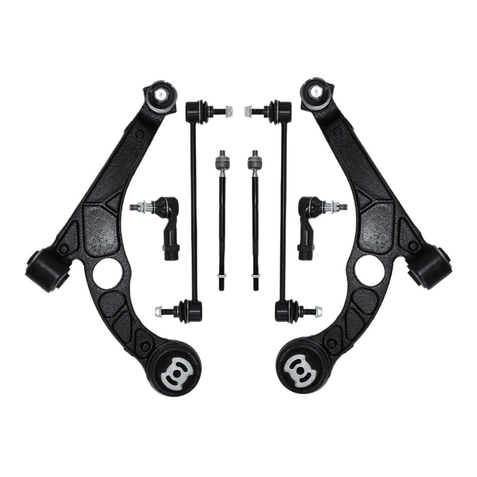 8-teiliges Front Lower Suspension Querlenker Spurstangenkopf Stabilisator Link Set Kit Kompatibel for Dodge Dart 2013 2014 2015 2016 von KKGHYYMG