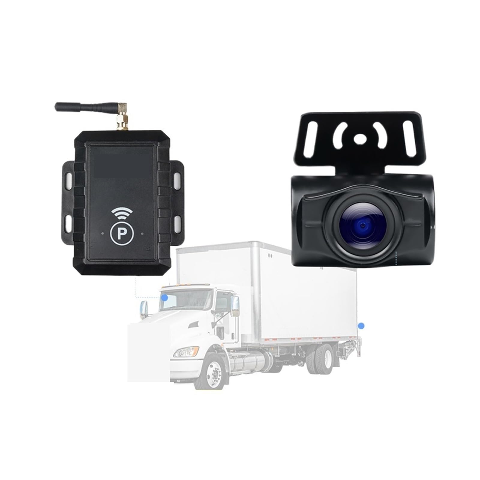 KKGHYYMG 2,4 GHz Digitale kabellose Rückfahrkamera, AHD 720P, Nachtsicht, 140 Weitwinkel-Rückfahrkamera, kompatibel for Auto, SUV, LKW von KKGHYYMG