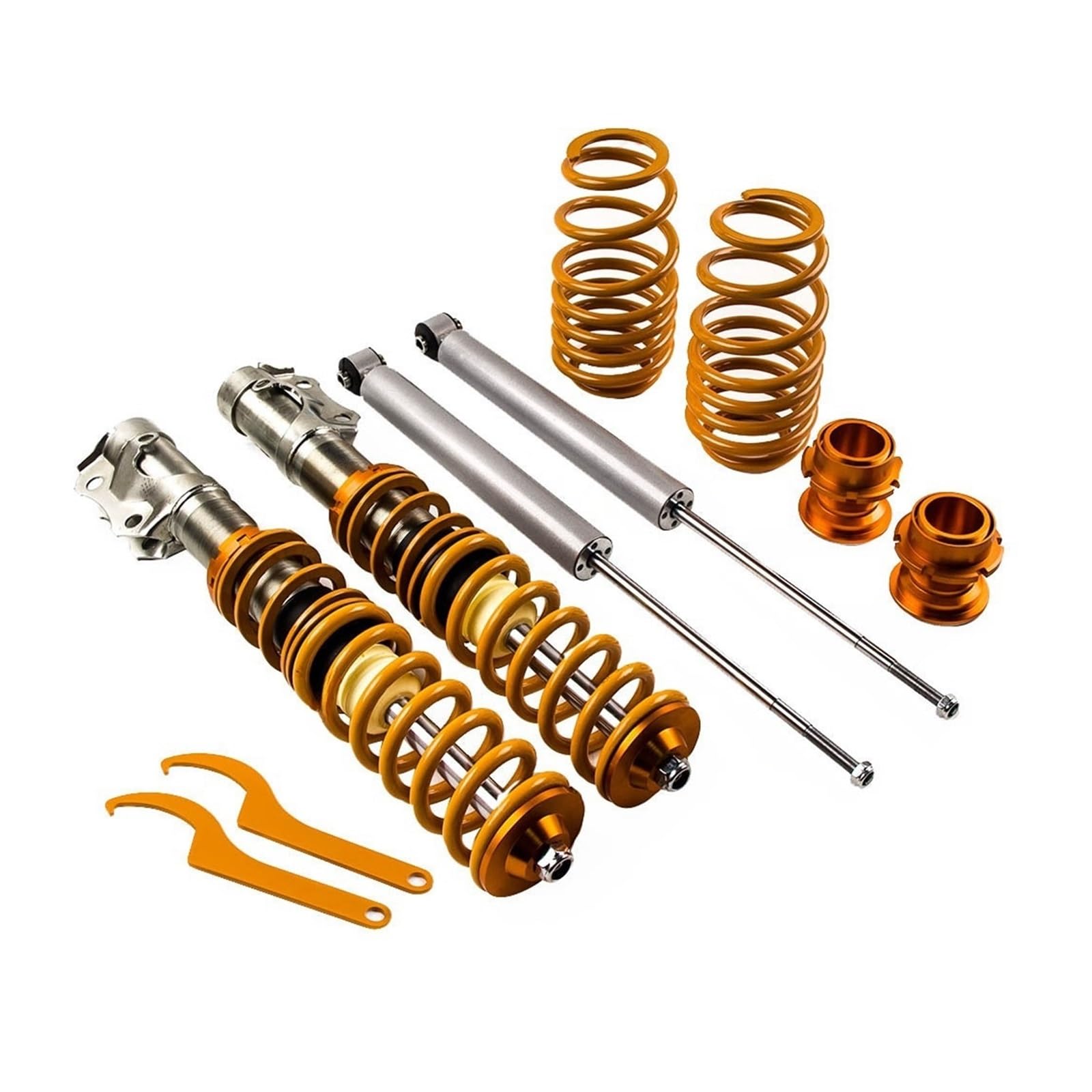 Suspension kit Kompatibel for Lupo 6H 6X1 6E1 1,0 Kompatibel for Arosa 6H 1,0 Gewindefahrwerke Stoßdämpfer von KKGHYYMG