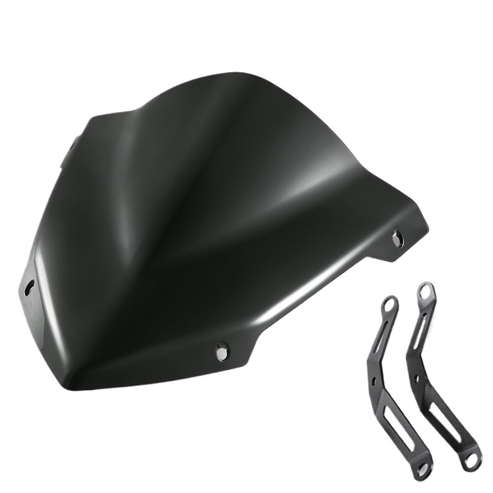 Motorrad Spoiler Motorrad Sport Touring Frontscheibe Windschutzscheibe Viser Visier Windabweiser Für Ya&maha MT25 MT03 2020 2021 MT-25 MT-03 von KKIXAPM