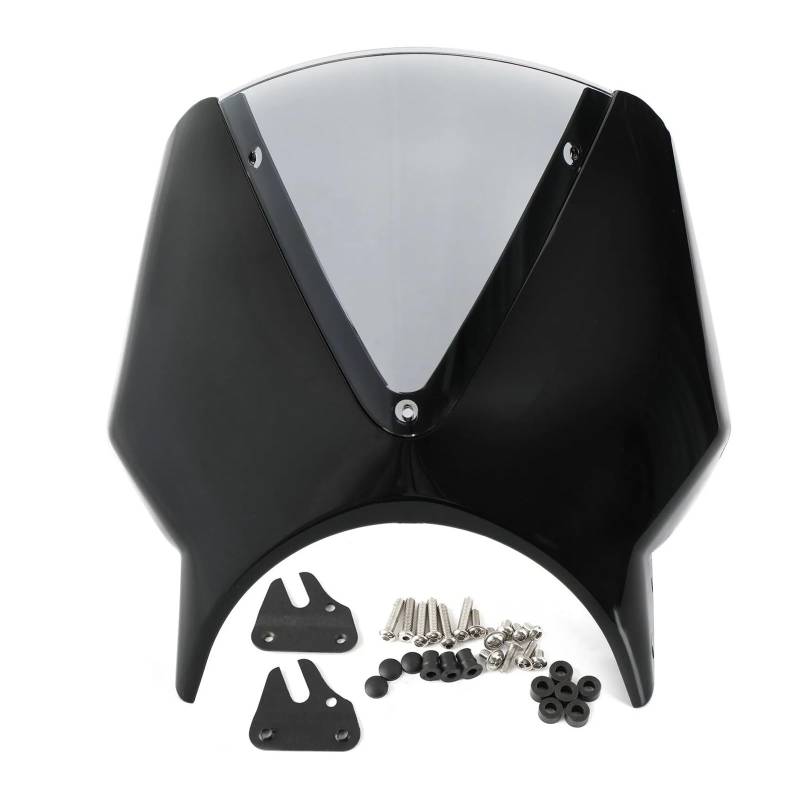 Motorrad Spoiler Motorrad Zubehör ABS Kunststoff Motorrad Windschutzscheibe Windschutz Für Ya&maha XSR700 XSR900 2020 von KKIXAPM