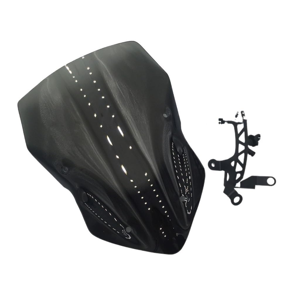 Motorrad Spoiler Motorrad Zubehör Windschutzscheibe Windscreens Air Wind Deflektor Für Ka&wasaki Z900 Z 900 2017 2018 von KKIXAPM