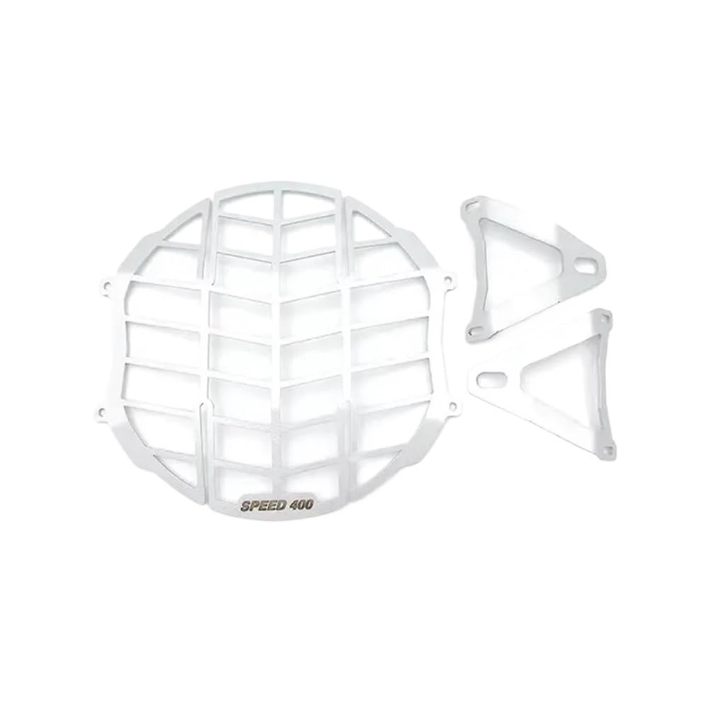 Scheinwerferschutzgitter Für Tr&iumph Sp&eed ​​400 Scrambler 400 X Scrambler 400X 2024 2025 Motorrad Scheinwerfer Schutz Scheinwerfer Grille von KKIXAPM