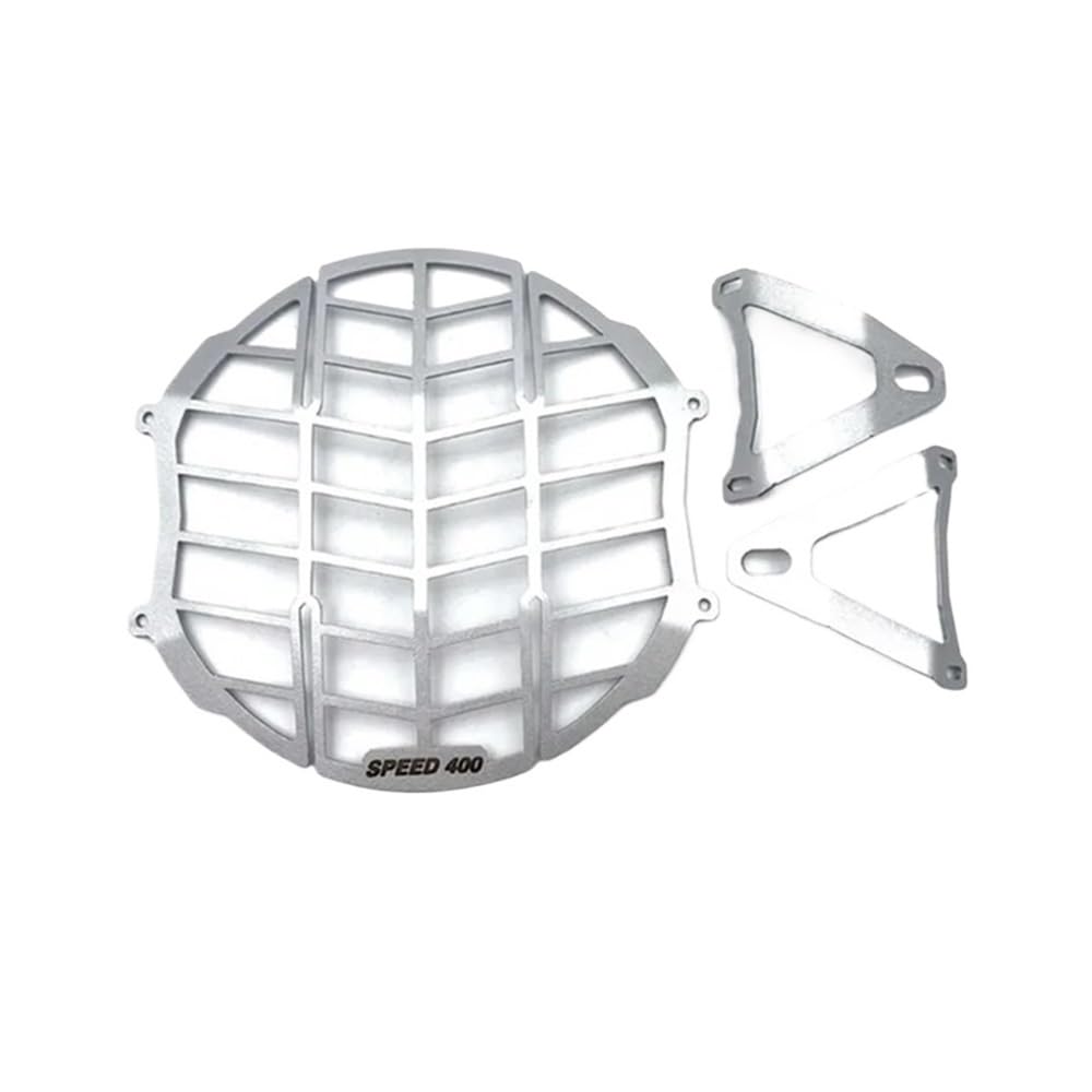 Scheinwerferschutzgitter Für Tr&iumph Sp&eed ​​400 Scrambler 400X Scrambler 400X 2024 Motorrad Scheinwerfer Schutz Grille Schutz Abdeckung Schutz Grill von KKIXAPM