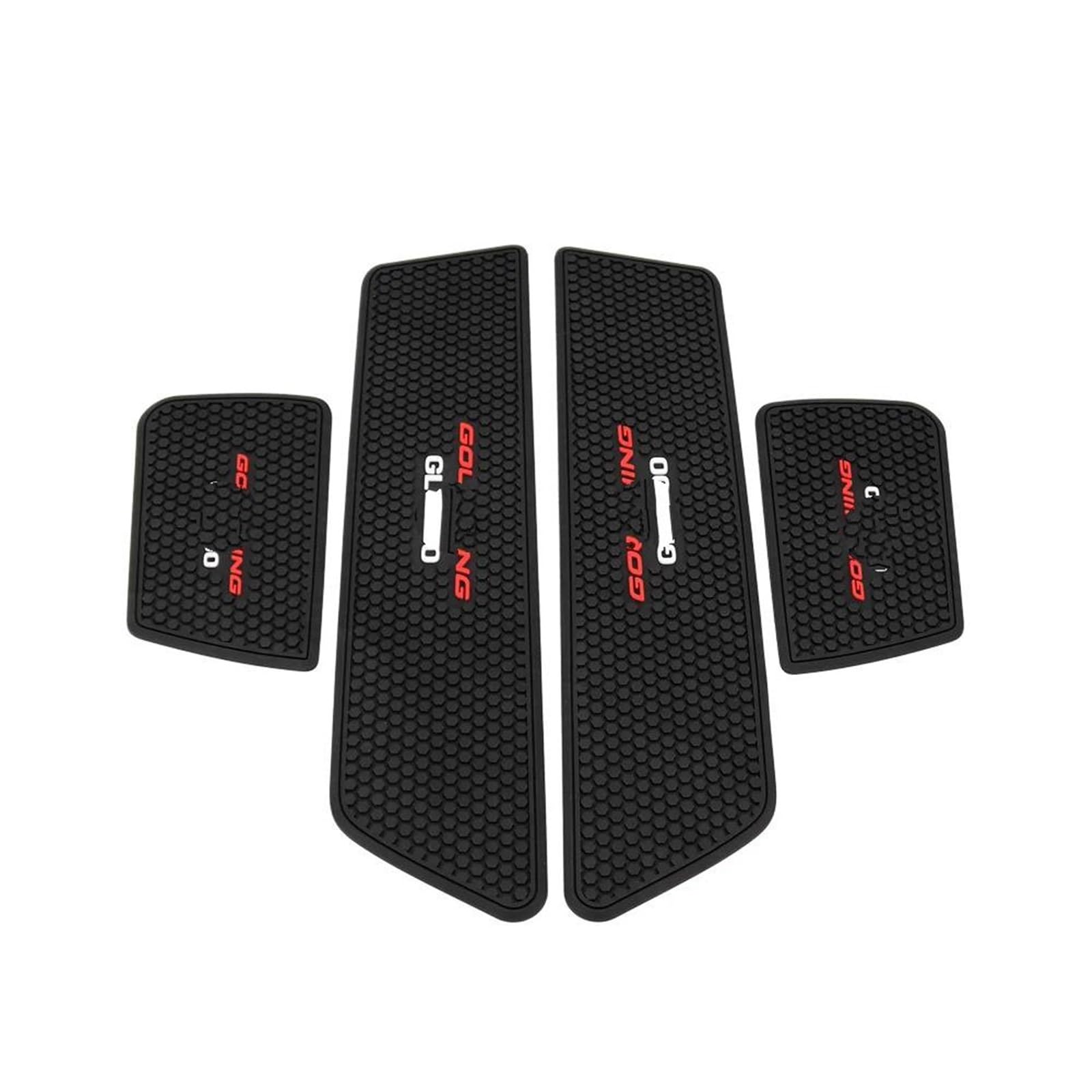 KKMNAIF Moto Tankpad Für Goldwing GL1800 2018-2022 Zubehör Kraftstoff Tank Pads Gepäck Aufkleber Motorrad Gummi Deca Kniepads Aufkleber(2) von KKMNAIF