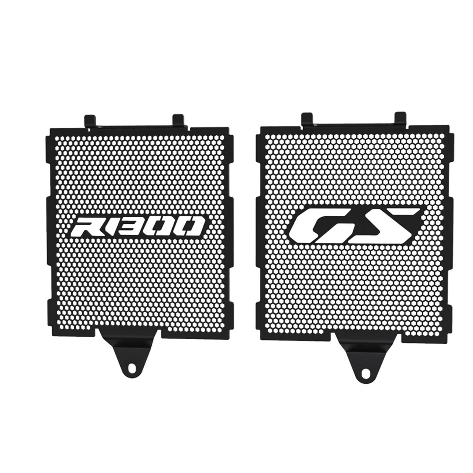 KKMNAIF Motorrad Radiator Grille Guard Protection Cover Motorrad Kühlergrill Wache Cover Schutz Zubehör Aluminium Für R 1300 GS Abenteuer 2023-2024 Ölkühler Abdeckung Motorrad zubehör(C- No Logo) von KKMNAIF