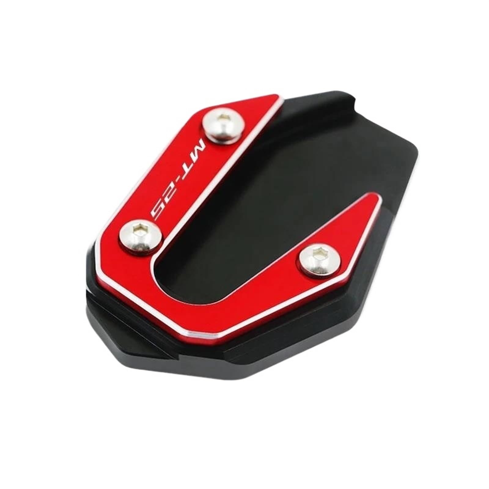 KKMNAIF Motorrad Ständer Fuß Seitenverlängerung Pad Motorrad CNC Fußseitenständerverlängerung Kickstand Pad Stützplatte Vergrößern Für Ya&ma&ha Für MT03 MT-25 R3 R25 2017-2023 Verlängerung Pad(5) von KKMNAIF