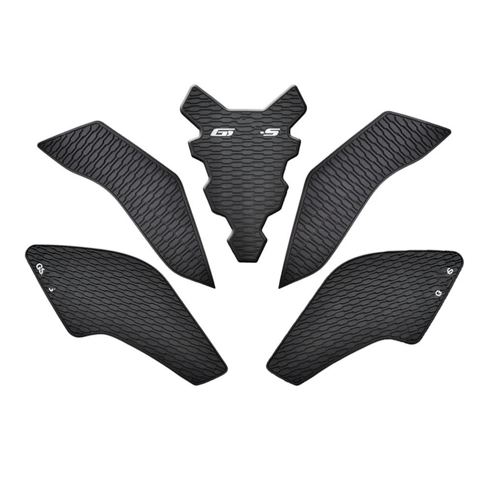 KKMNAIF Motorrad Tank Aufkleber FÜR GSX-8S 2023 2024 Tank Pad Motorrad Zubehör Seite Kraftstoff Tank Pad Protector Knie Trauben Kissen Motorrad Tankpad Tankschutz Tankaufkleber von KKMNAIF