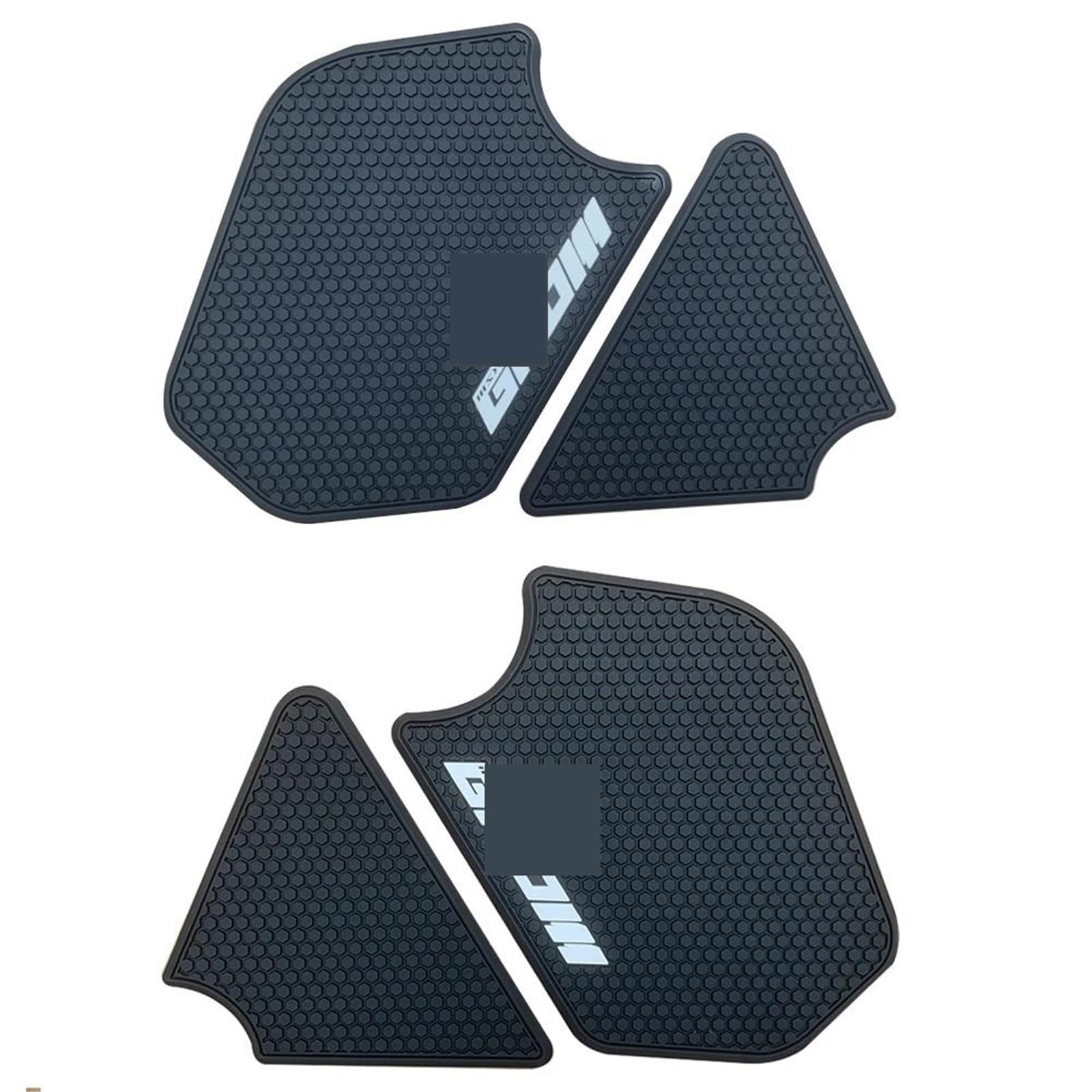 KKMNAIF Motorrad Tankpad Tankschutz Tankaufkleber Für GROM MSX125 2021-2022 2023 Motorrad rutschfeste Seite Kraftstofftank Aufkleber Pad Gummiaufkleber Kniepads Aufkleber von KKMNAIF