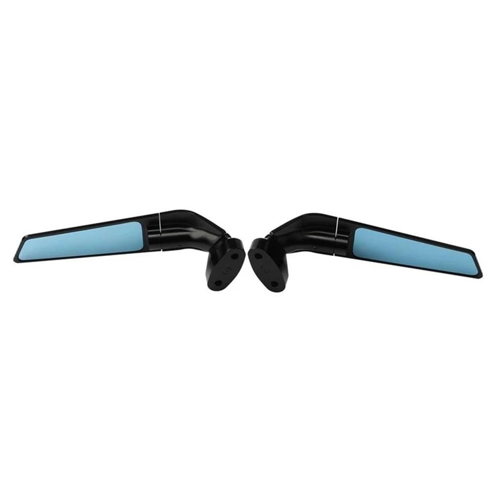 KKMNAIF MotorradSpiegel Motorrad Schwarz Verstellbare Rückspiegel Stealth Spiegel Winglets Für CBR650R 2019-2022 Motorrad-Seitenspiegel von KKMNAIF