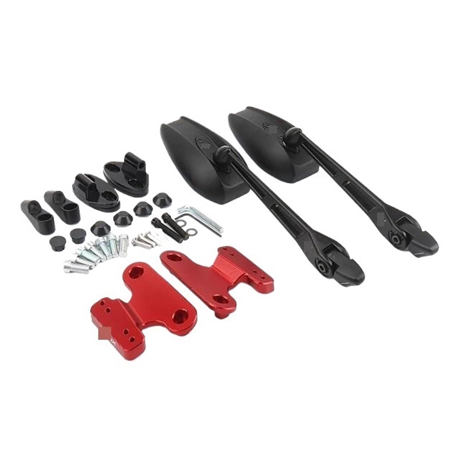 KKMNAIF MotorradSpiegel Motorradzubehör Spiegel Vorwärtsbewegungshalterung Kit Rückspiegel Für Ya&ma&ha Für XMAX300 X-MAX 2023 Motorrad Rückspiegel(3) von KKMNAIF