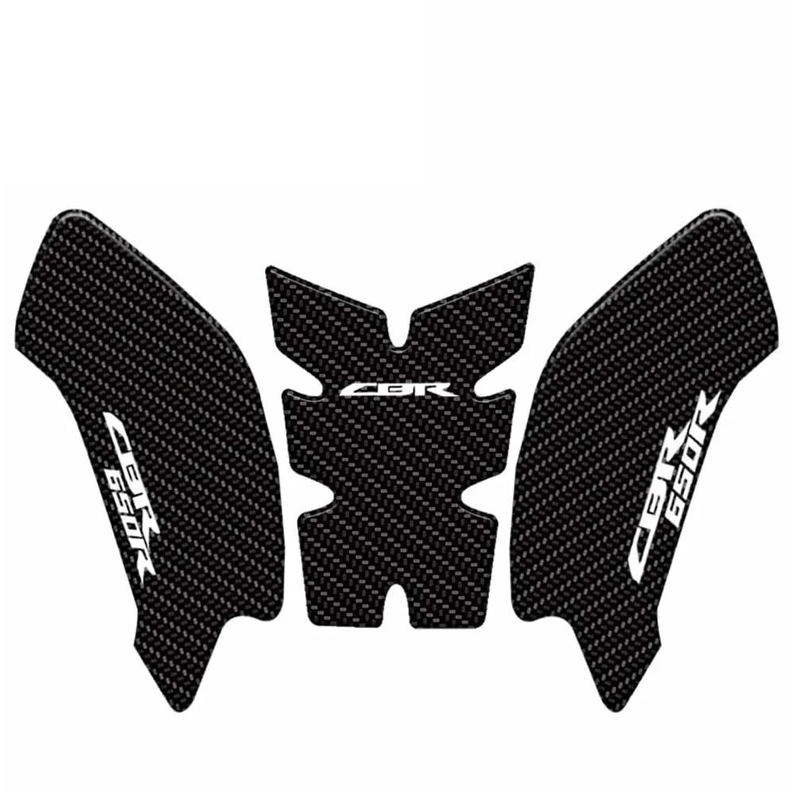 KKMNAIF Tank Seitenschutz Für CBR650R CB650R2019 2020 Motorrad Kraftstoff Tank Pad Schutz Aufkleber Seite Carbon Faser Tankpad Protector(10) von KKMNAIF