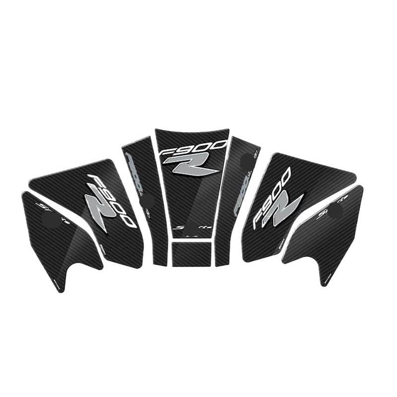 KKMNAIF Tank Seitenschutz Motorrad Tank Pad Protector Transparent Fisch Knochen Aufkleber Für F900R 2020 2021 Tankpad Protector(9) von KKMNAIF