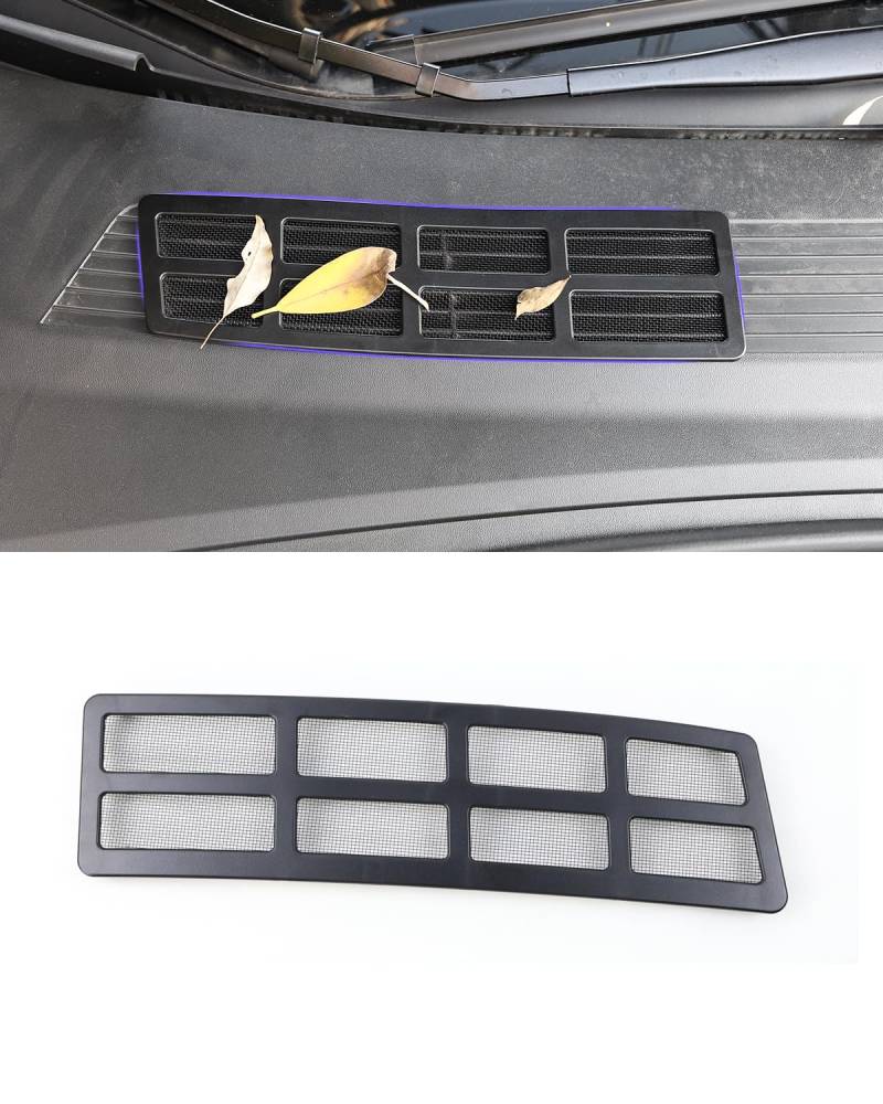Aluminiumlegierung Mesh Air Intake Grille, Air Vent Intake, Front Trunk Air Flow Vent Protect Inlet Cover Exterior Accessories für 2024 Tesla Model 3 von KKTR-CAR