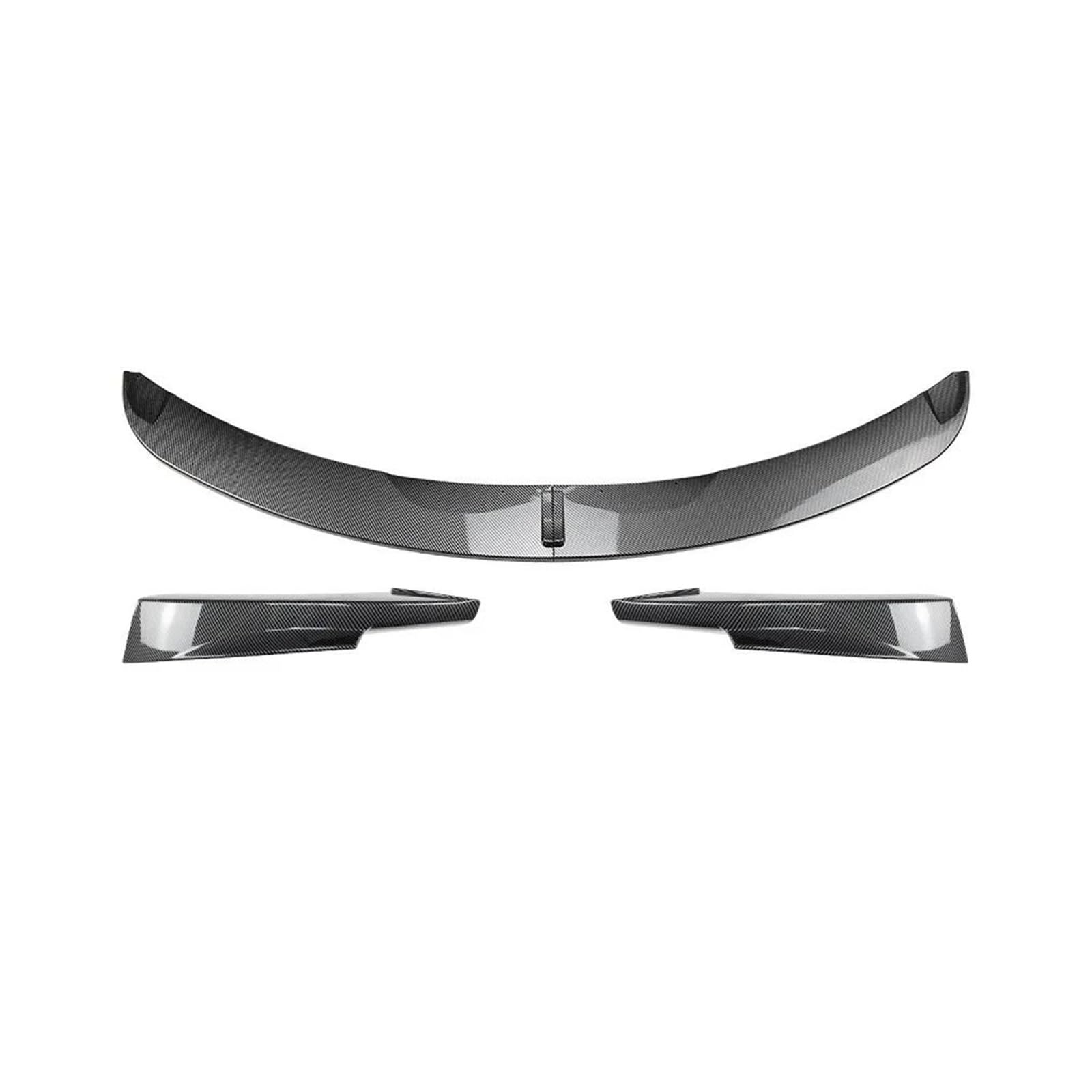 Auto Frontspoiler Auto Front Lip Splitter Diffusor Body Kits Für B&MW 3 Serie E90 E91 LCI Sport 2009-2012 Spoiler Stoßstange Schutzfolie(Carbon Look Set) von KLAUER