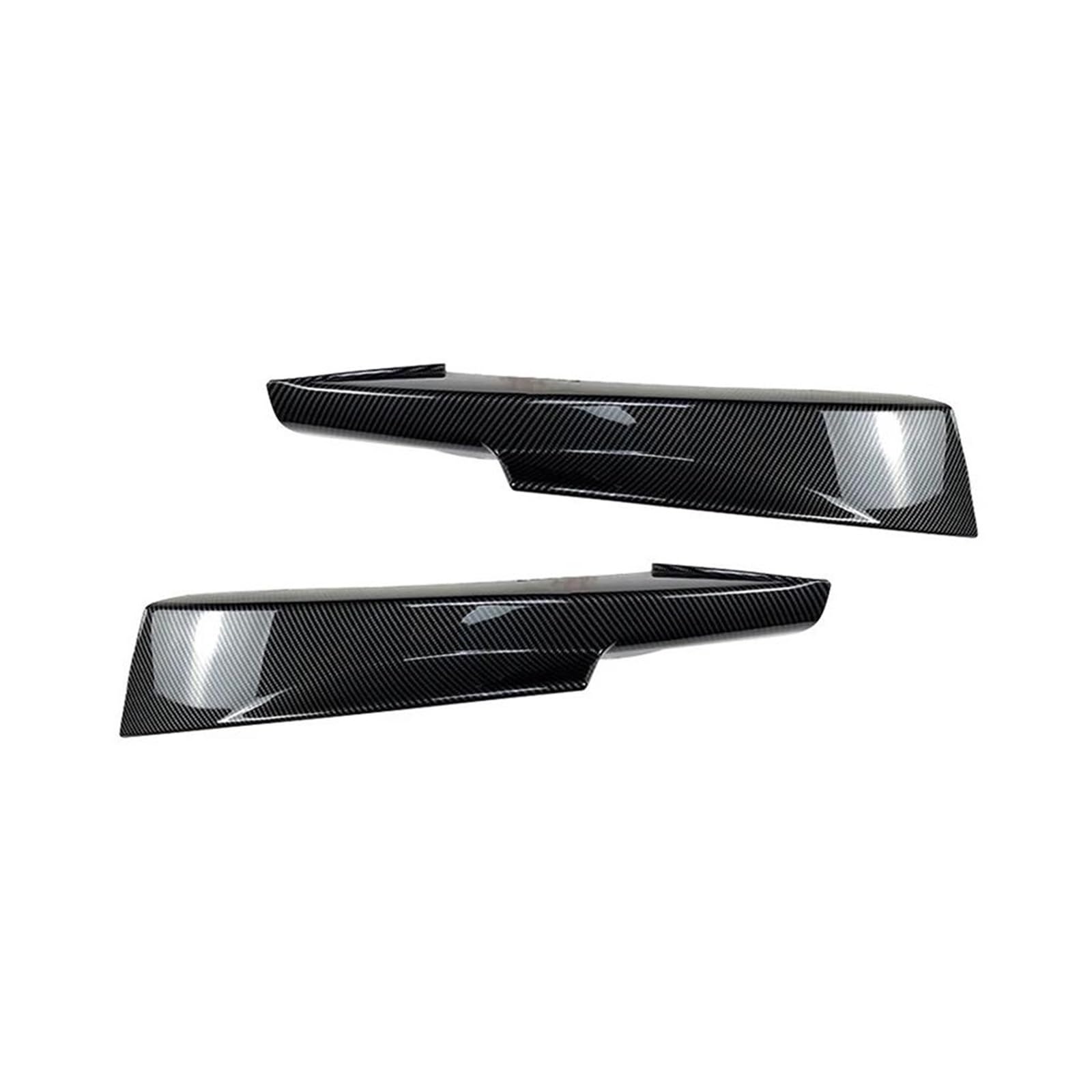 Auto Frontspoiler Auto Front Lip Splitter Diffusor Body Kits Für B&MW 3 Serie E90 E91 LCI Sport 2009-2012 Spoiler Stoßstange Schutzfolie(Carbon Look Splitter) von KLAUER