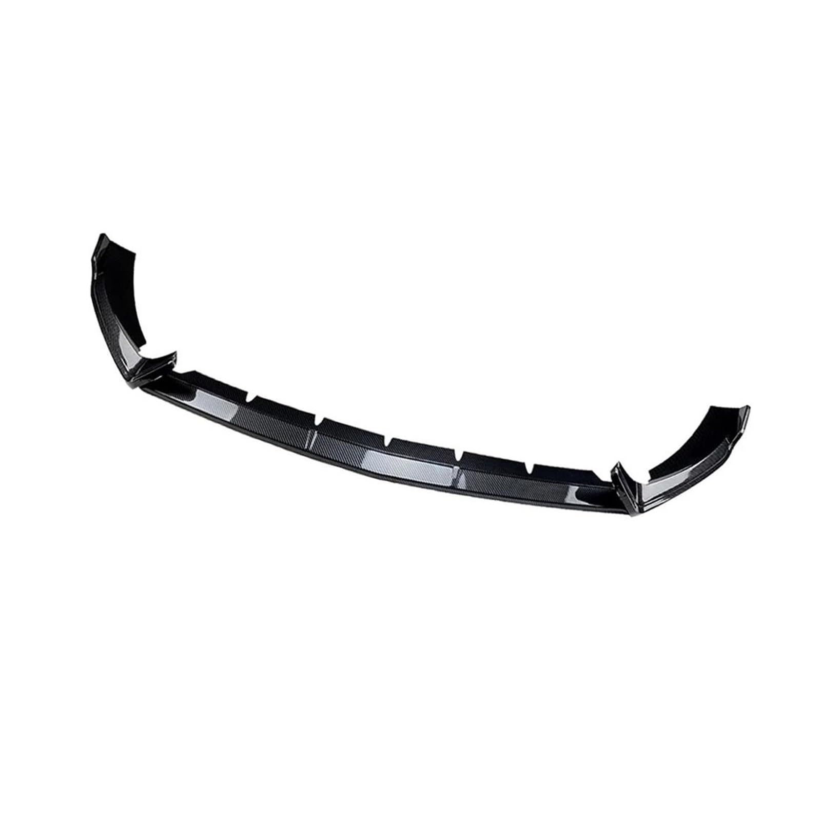 Auto Frontspoiler Auto Frontschürze Spoiler Trim Lip Splitter Body Kit Für Mercedes Für Benz E-Klasse W213 E260 E300 2021 2022 2023(Kohlefaser) von KLAUER