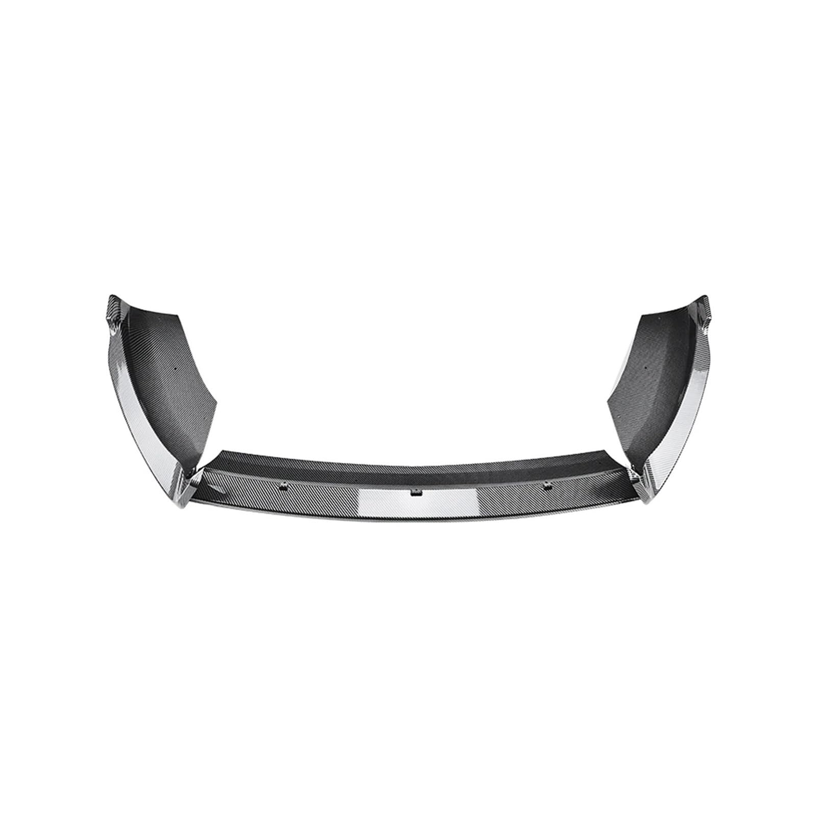 Auto Frontspoiler Frontschürze Spoiler Lip Untere Splitter Klinge Schutz Für Fiesta ST MK6 B-Max B232 2008-2017 Frontstoßstangensplitter Canards Schürze Seitenspoiler(Carbon Fiber Look) von KLAUER