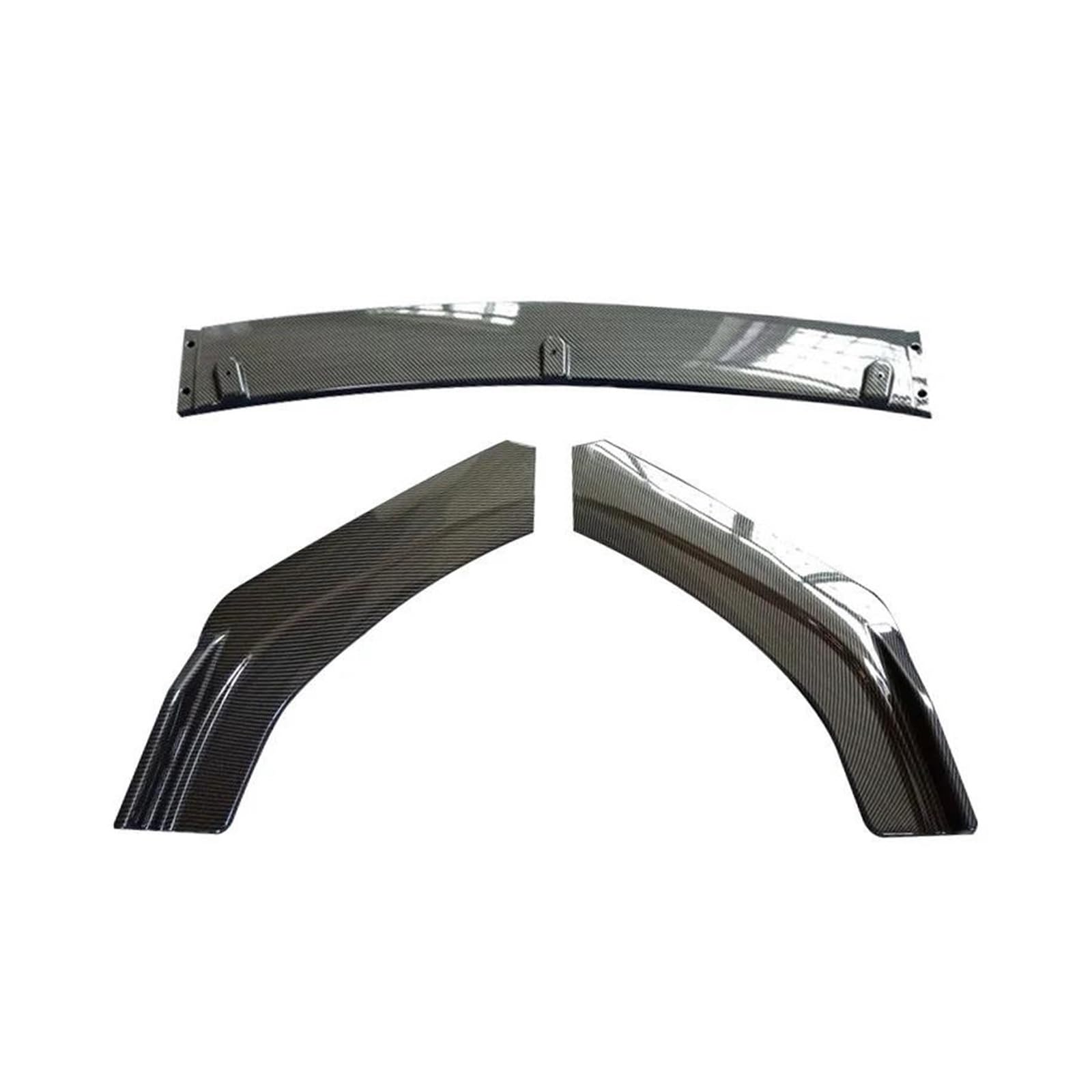 Auto Frontspoiler Frontschürze Spoiler Schutz Platte Lip Body Kit Dekorative Streifen Schaufel Für Civic Für Hybrid SI Limousine 2012-2019(Carbon Surface) von KLAUER