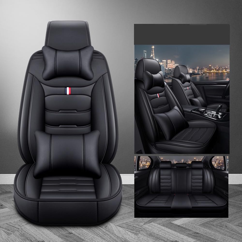 KLBVFDYAN 5Sitzer Leder Auto Sitzbezügesets Sets für Audi SQ5 2. Generation FY 2018 2019 2020 2021 2022 2023 2024, Full Set Schützt den Sitzbezug Wasserdicht Verschleißfest Innenraum von KLBVFDYAN