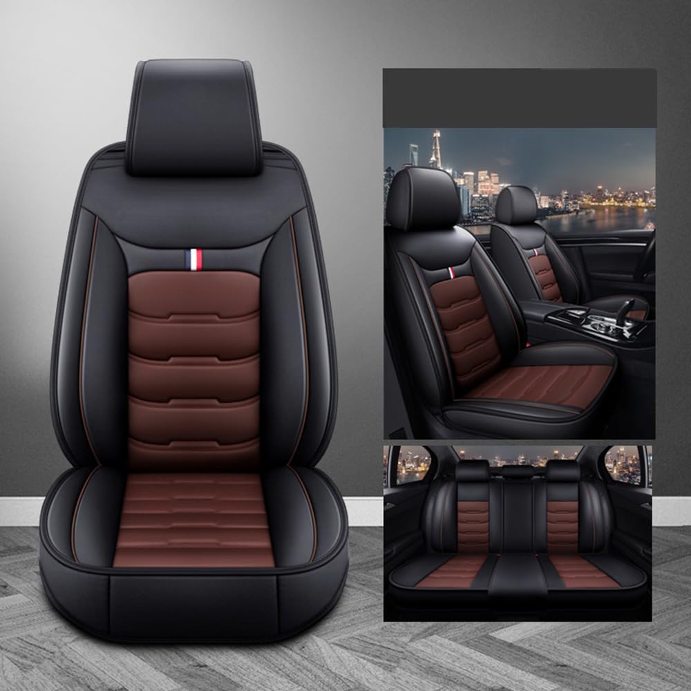 KLBVFDYAN 5Sitzer Leder Auto Sitzbezügesets Sets für BUICK Encore 2.Generation 2020 2021 2022 2023 2024, Full Set Schützt den Sitzbezug Wasserdicht Verschleißfest Innenraum von KLBVFDYAN