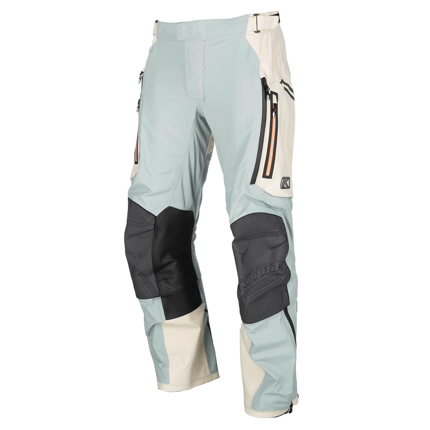 KLIM Adventure Rally Gore-Tex Enduro Motorrad Textilhose, grau/mint/orange, 30 von KLIM