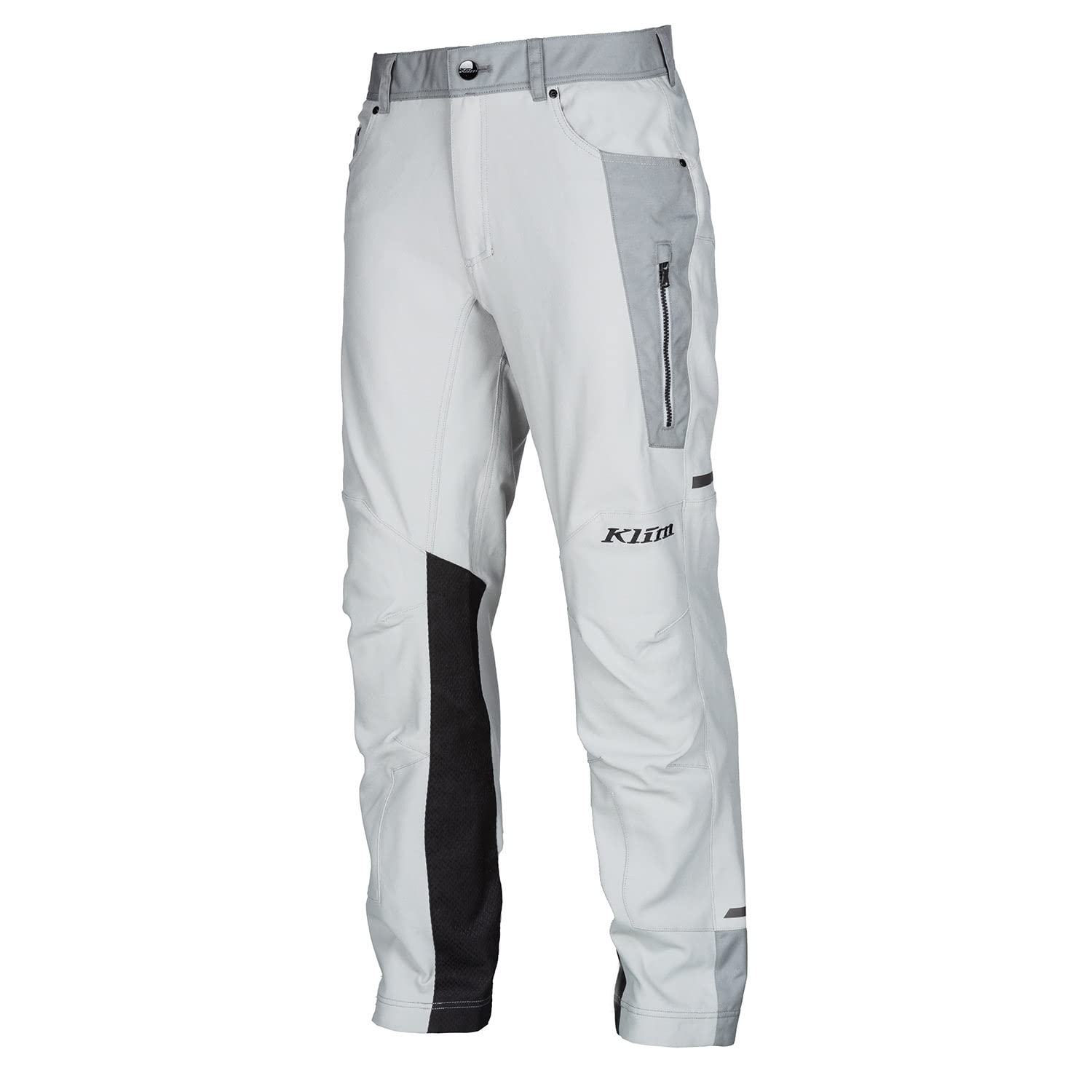 KLIM Marrakesh 2023 Motorrad Textilhose, hellgrau, 34/32 von KLIM