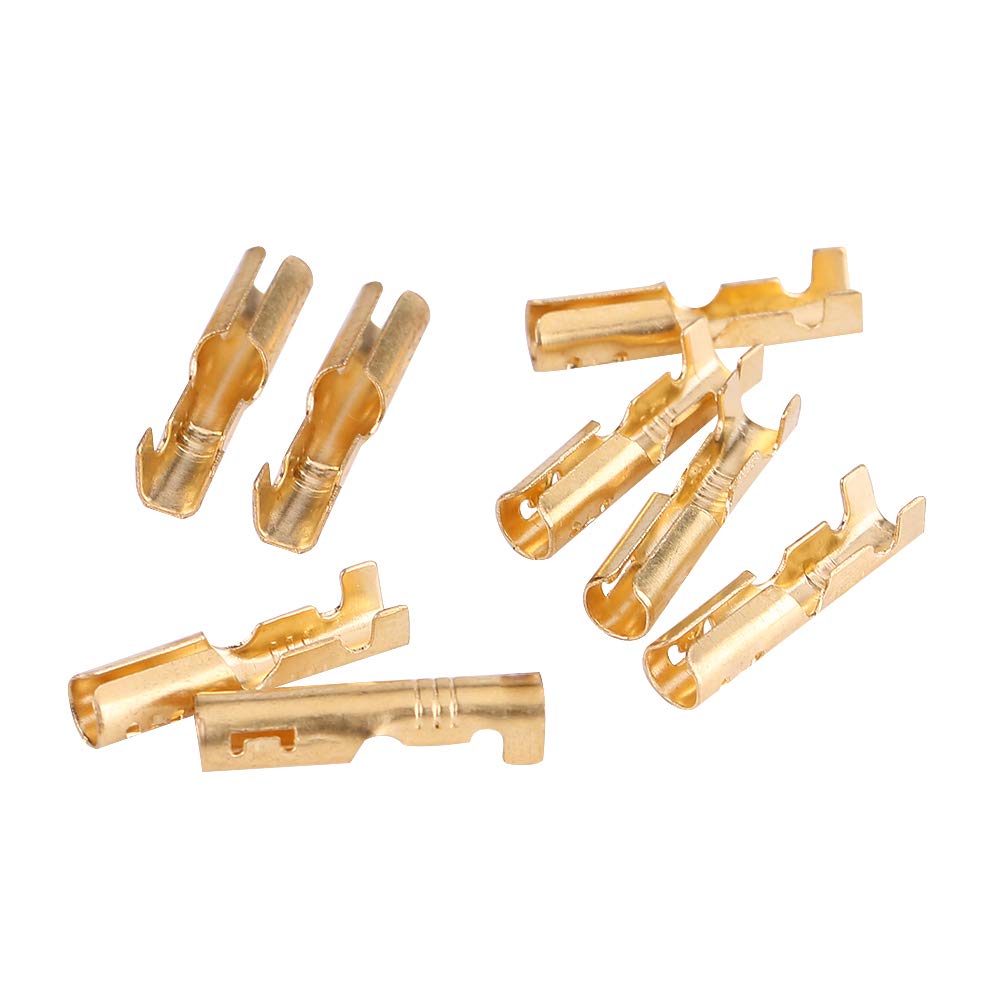 KLLJRFW Mf Brass Bullet Connector Male Female Bullet 3.5mm Connector Mf Brass Bullet Connector 40pcs 3.5mm Bullet Connector von KLLJRFW