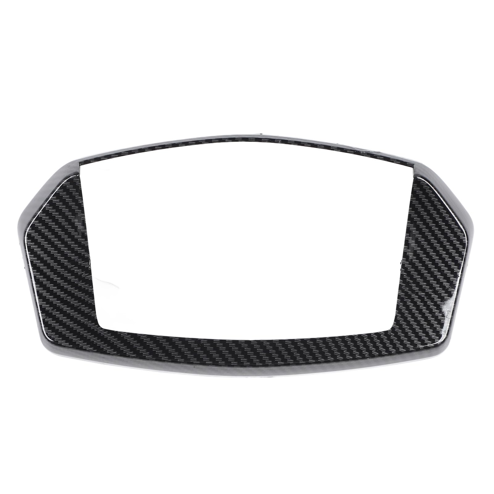 KLLJRFW Motorrad dekorative Abdeckkappe Shell Panel Guard Protector Zubehör Motorrad Armaturenbrett Rahmen Carbon Fiber Pattern Panel Guard Lünette für NMAX 125 155 2020 bis 2024 von KLLJRFW