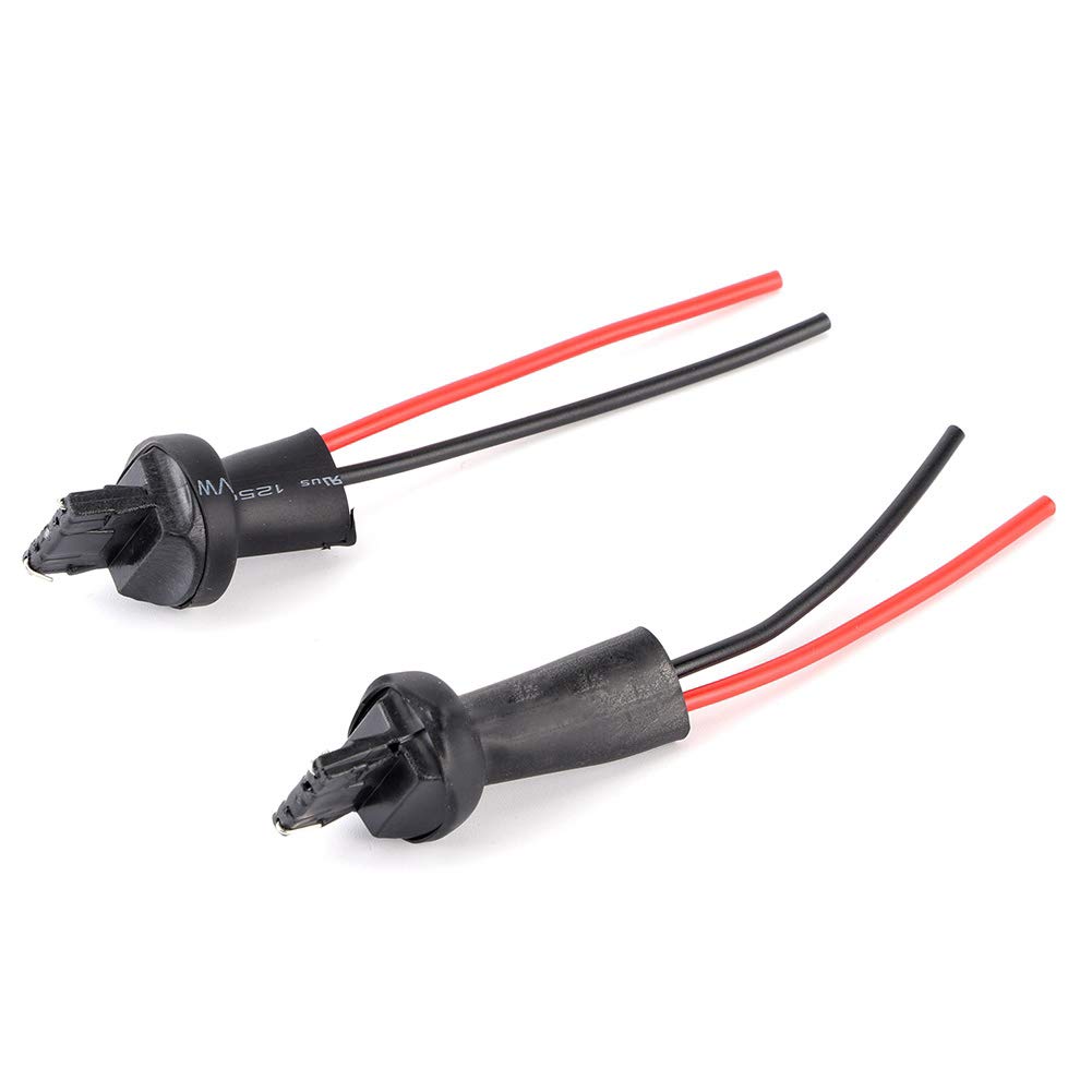 KLLJRFW T20 992 7440 Stecker-Adapter-Kabelbaum, hochwertiger Kupferdraht für Scheinwerfer-Blinker-Lampe, Plug-Play-Monofilament-Buchsendraht-Nachrüstung von KLLJRFW