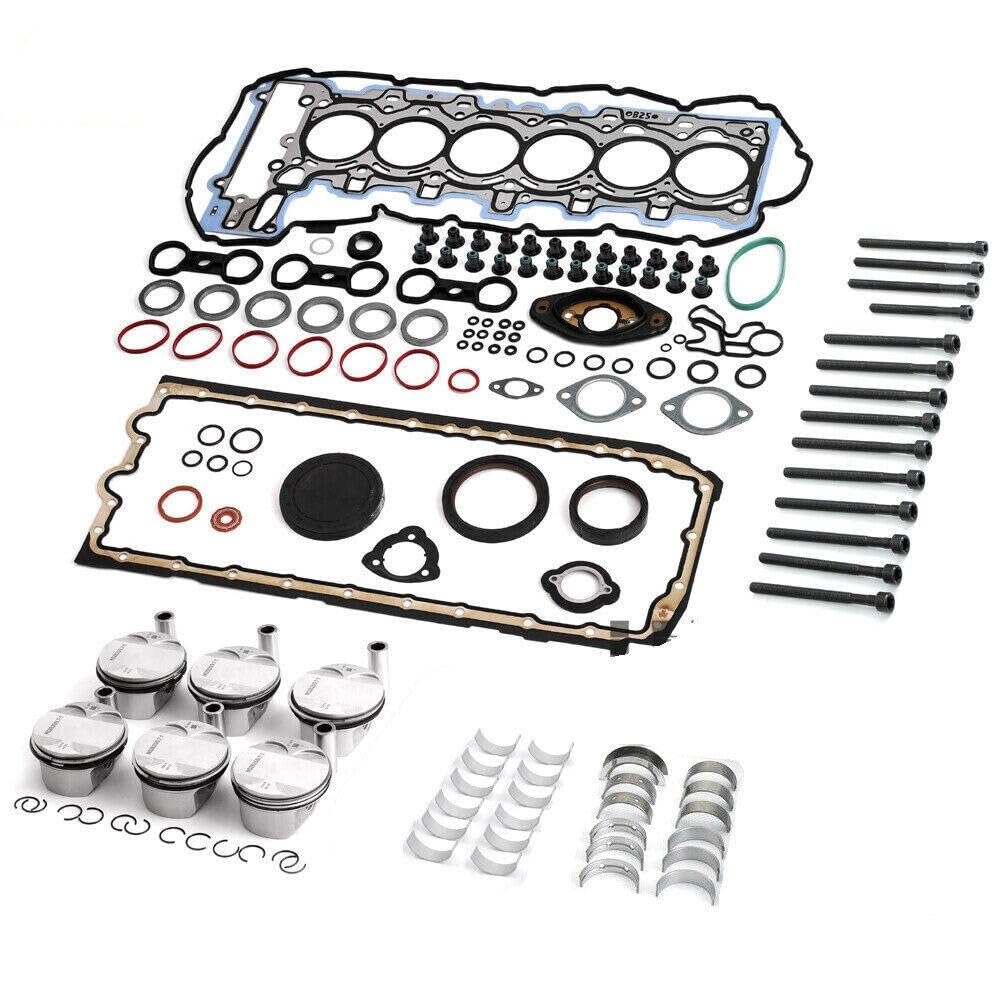 N52B25 Kolben des Motorüberholungs-Umbausatzes 9,7:1 for 323i 523i E60 E60 E61 E90 E92 E83 E85 E86 E89 N52 2.5L X3 Z4 2.5L L6 von KLNUPDDX