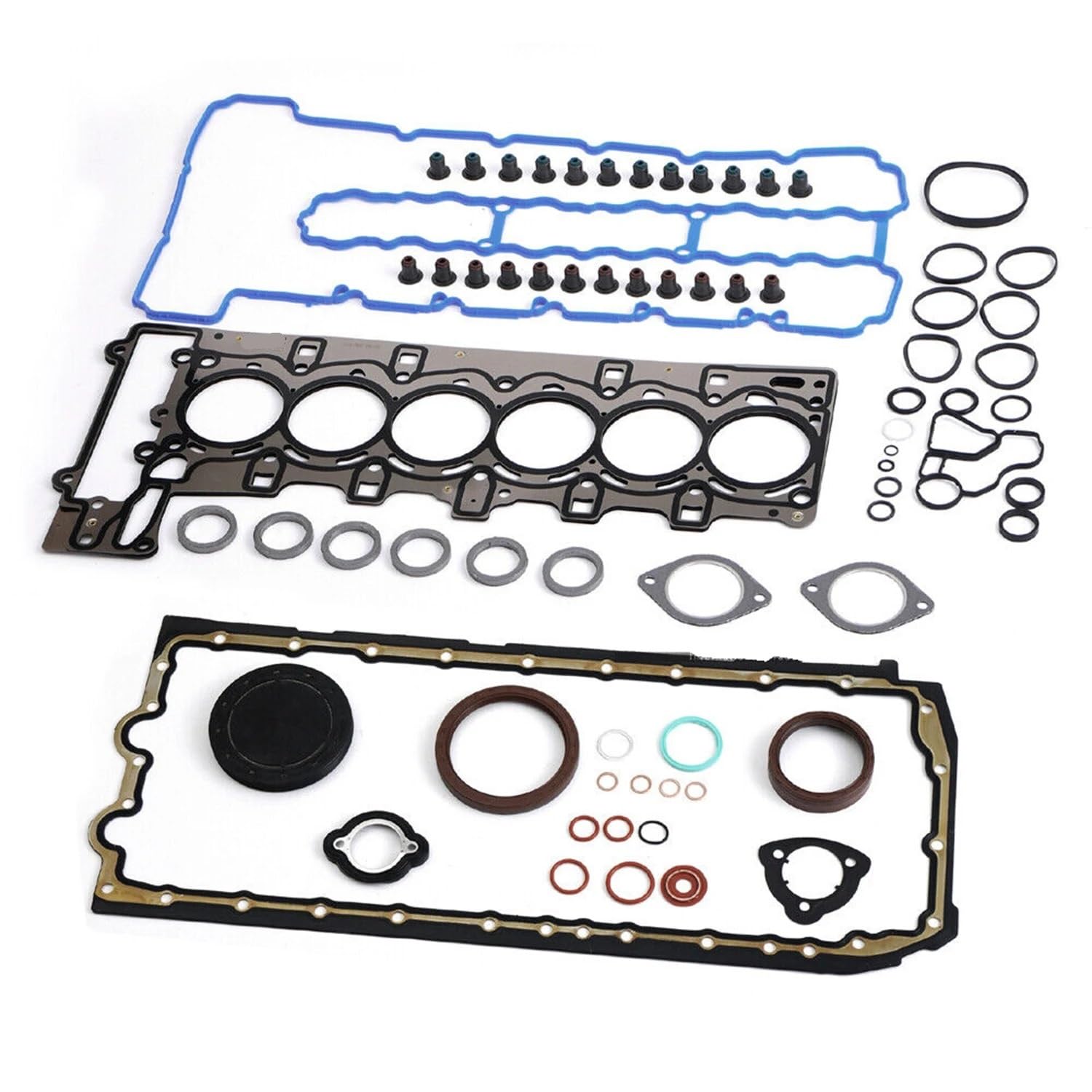 N54 Motorüberholung, Lager- und Kolbendichtungssatz, passend for 335i E90 E92 E88 E60 E71 F02 N54B30 3.0 L6 Turbolader von KLNUPDDX