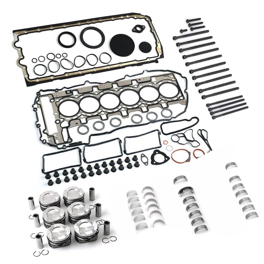 N55 B30 Motorkolben Dichtung Dichtungen Lager Umbausatz for 535i X5 X6 F10 F20 F21 F23 F30 F32 F25 F80 F15 E71 N55B30A 3.0L von KLNUPDDX