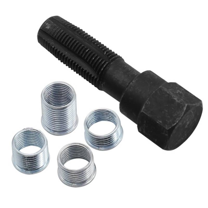 KLOP256 Reparatursatz für Zündkerzengewinde M14x1,25, 5-TLG Zündkerzen Reparatur Set von KLOP256