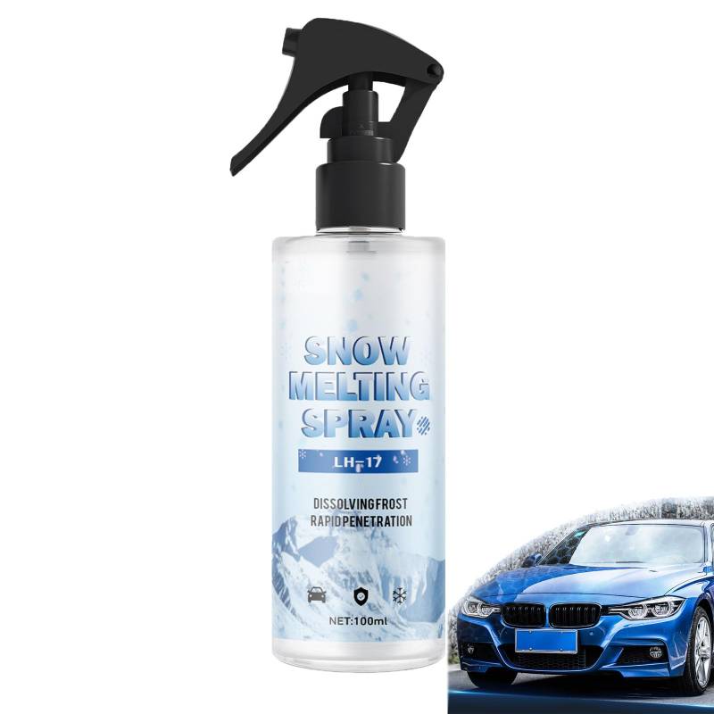 Car & Refrigerator De-Icing and Snow Spray,Snow Melting Spray for Car,Deicer Spray for Car Windshield,De-Icer Spray,Melting Ice & Snow Remover Car,Quick De-Icing,Prevent Freezing (1PC) von KLOUYHTY