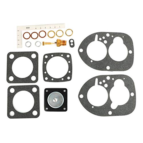 Vergaser-Set, kompatibel mit Penta-Solex 44 PA-1 Inboard Marine 856471 856472 T3, hochwertiges Metall und Reparatur-Set Vergaser von KLZSOO