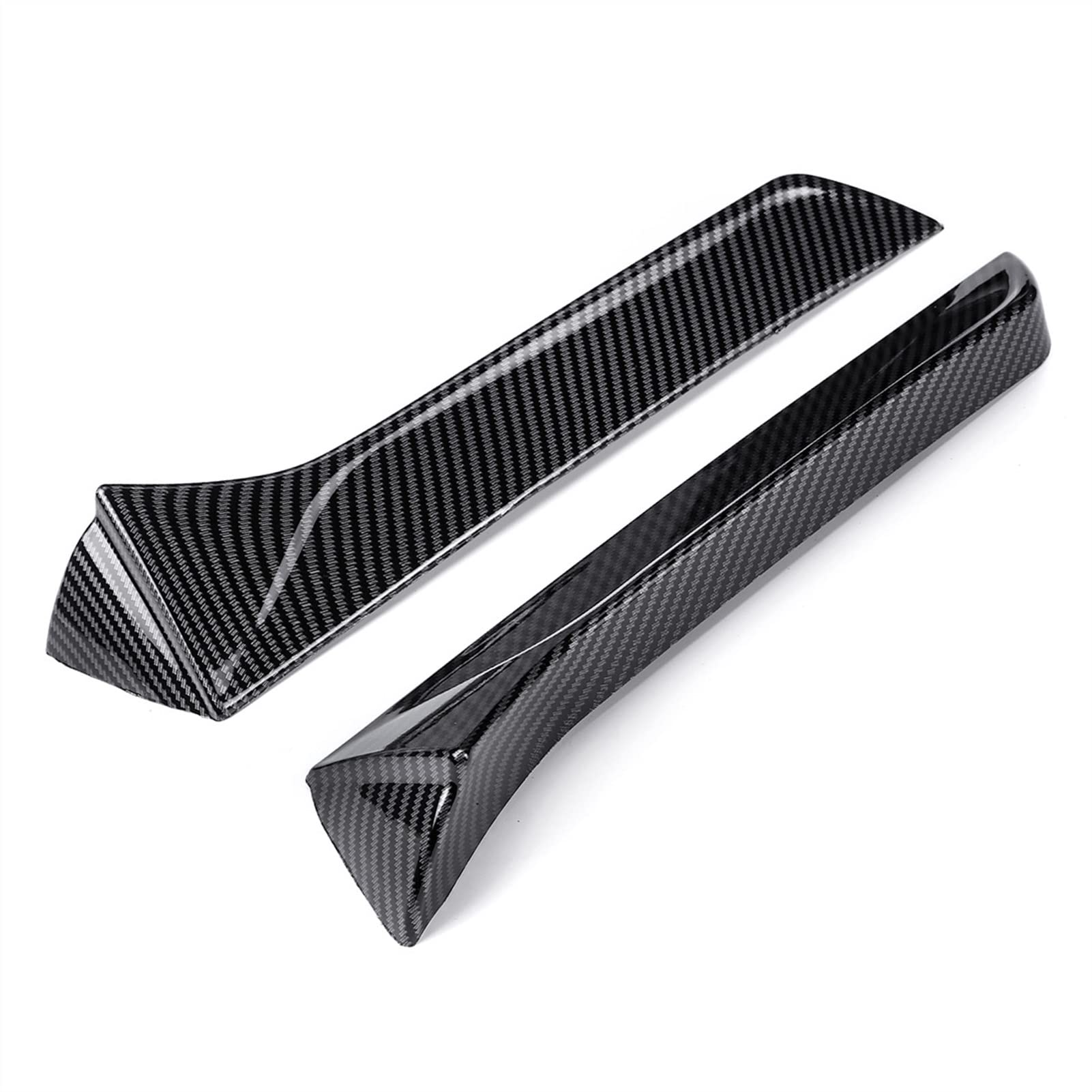 Kofferraumspoiler Auto Heckseitenspoiler Flügel Heckspoilerlippe Für SEAT Leon 5F FR Mk3 MK3.5 2013-2021 Glänzend Schwarz/Kohlefaser-Optik Heckspoiler(Carbon Fiber Look) von KMAGE