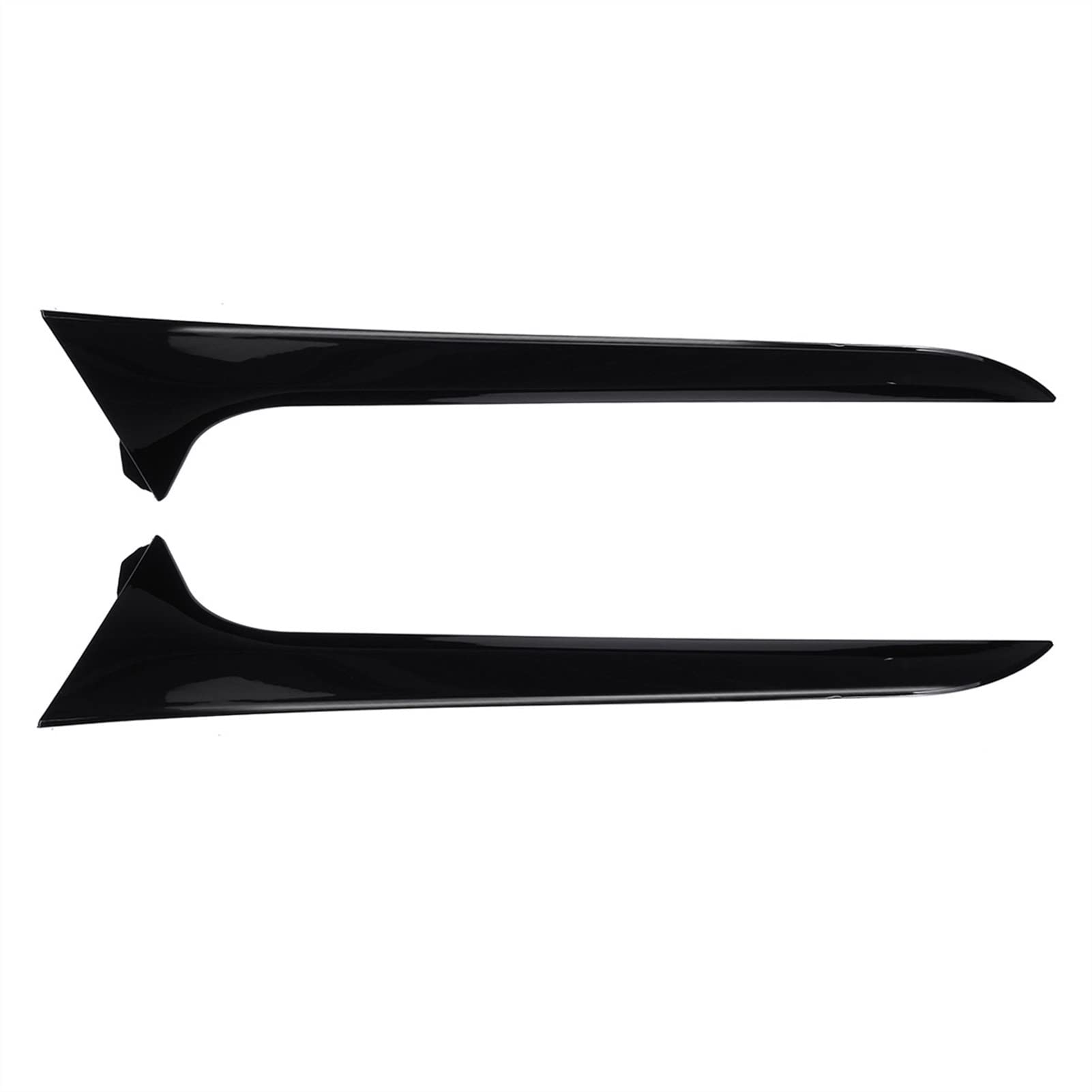 Kofferraumspoiler Heck Hinter Fenster Spoiler Seitenstreifen Abdeckung Trim Car Styling 1 Paar Für A-UDI A6 C7 TDI Für Quattro 2012-2018 Für Avant Für Wagon Heckspoiler(Glossy Black) von KMAGE