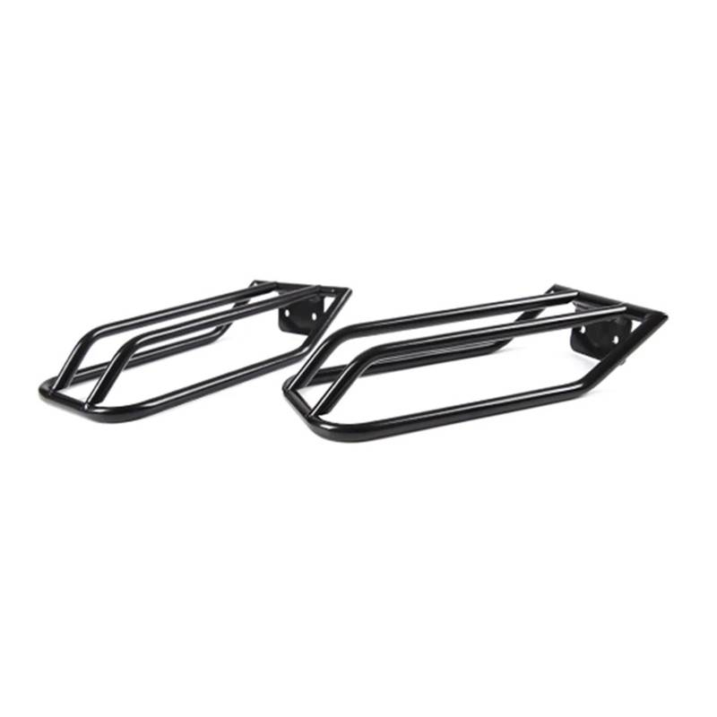 KMLONG 1 paar Hinten Nebel Licht Lampe Abdeckung Trim Fit for Toyota FJ Cruiser 2007-2021 Carbon Stahl Schwarz Stoßstange schutz Formteil Kfz Nebelscheinwerferschutz von KMLONG