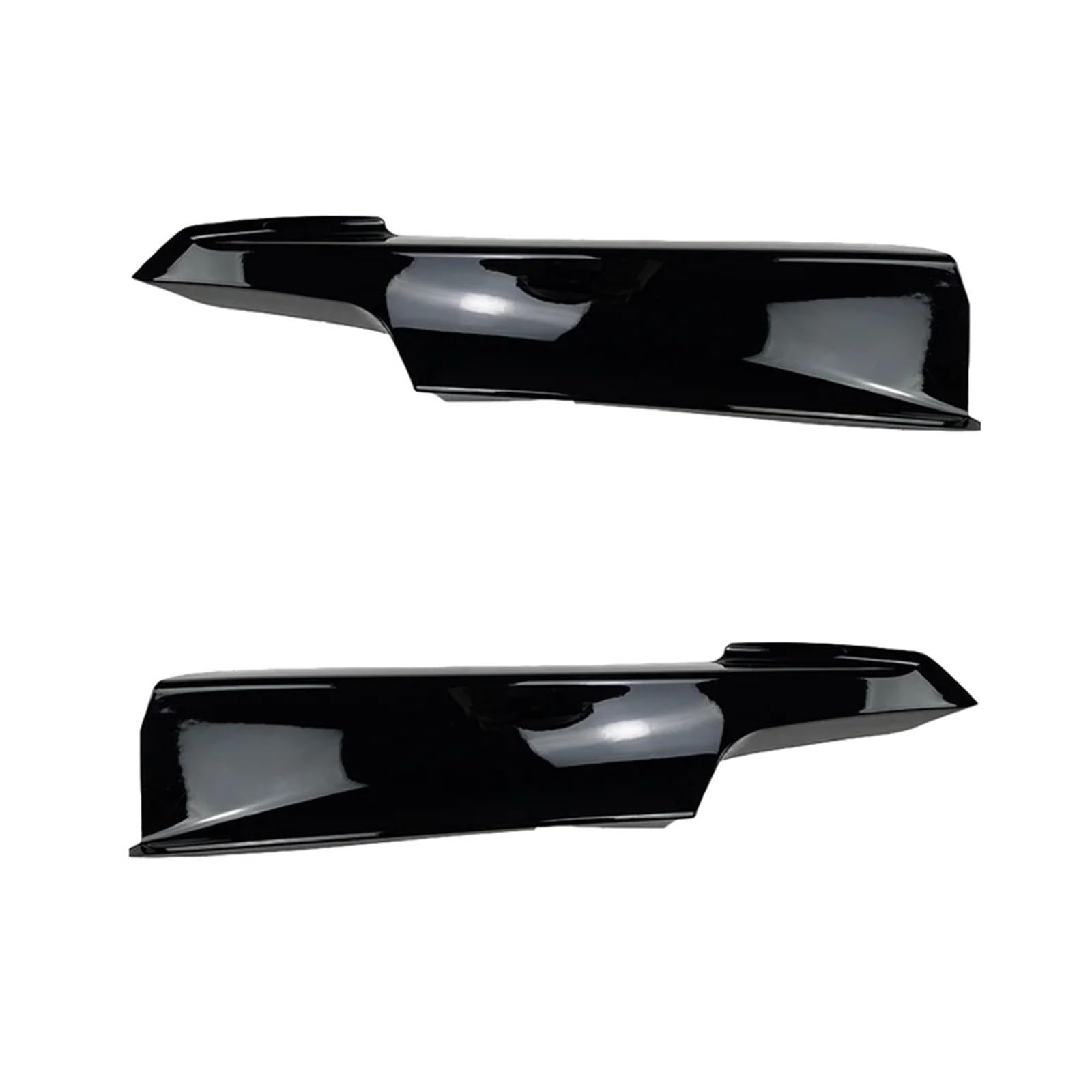 KMLONG 2-teilige Auto-Frontstoßstangen-Spoilerverkleidung, passend for BMW, 3er-Serie F30 F31 2012–2018, dekorativer Lippen-Ecksplitter Frontspoilerlippe(Glossy Black) von KMLONG