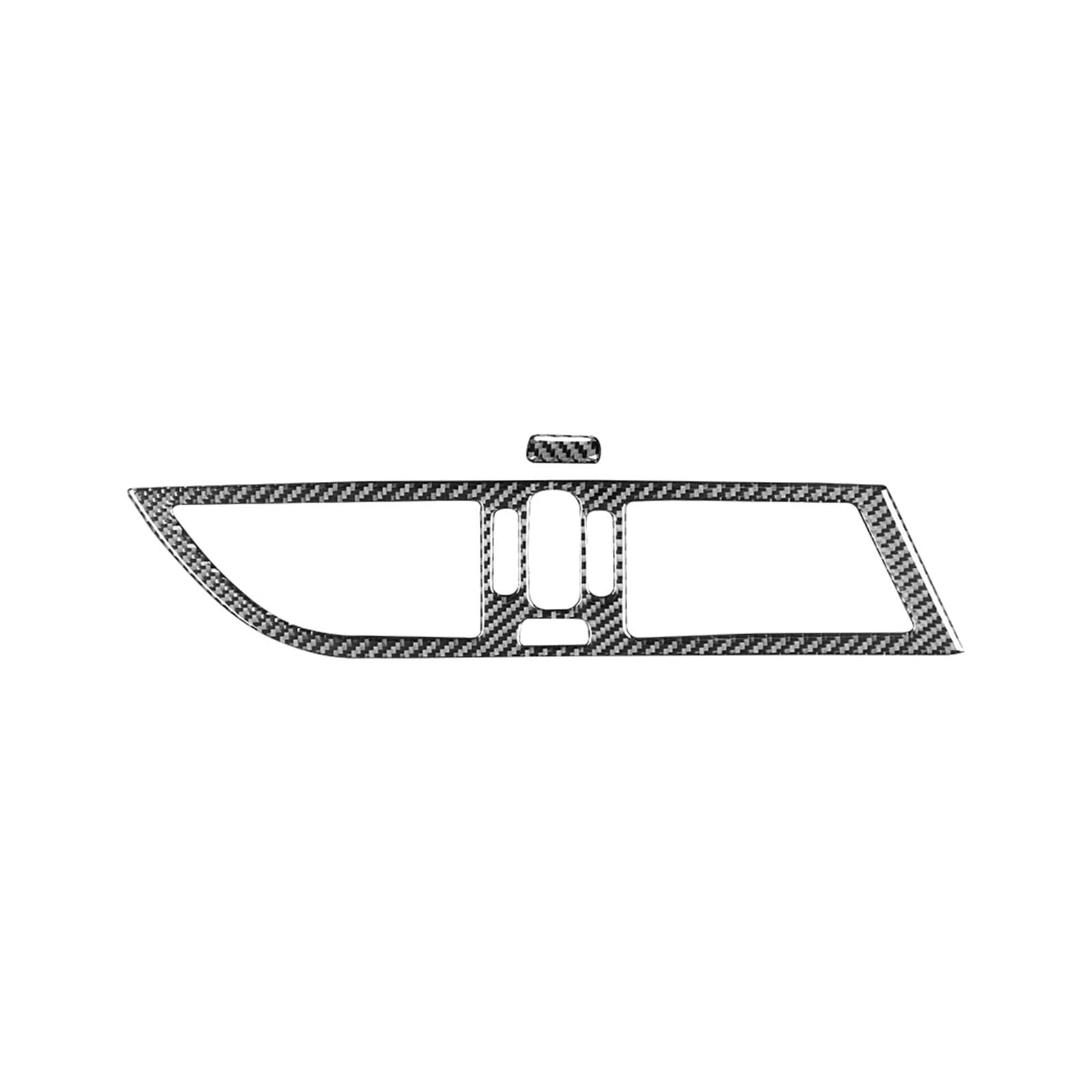 KMLONG Aufkleber for die zentrale Luftauslassverkleidung des Autos, passend for Z4, Serie E89 2009–2016, Zubehör, Innenrahmendekoration aus Kohlefaser Aufkleber für die Luftauslassverkleidung(Right-ha von KMLONG