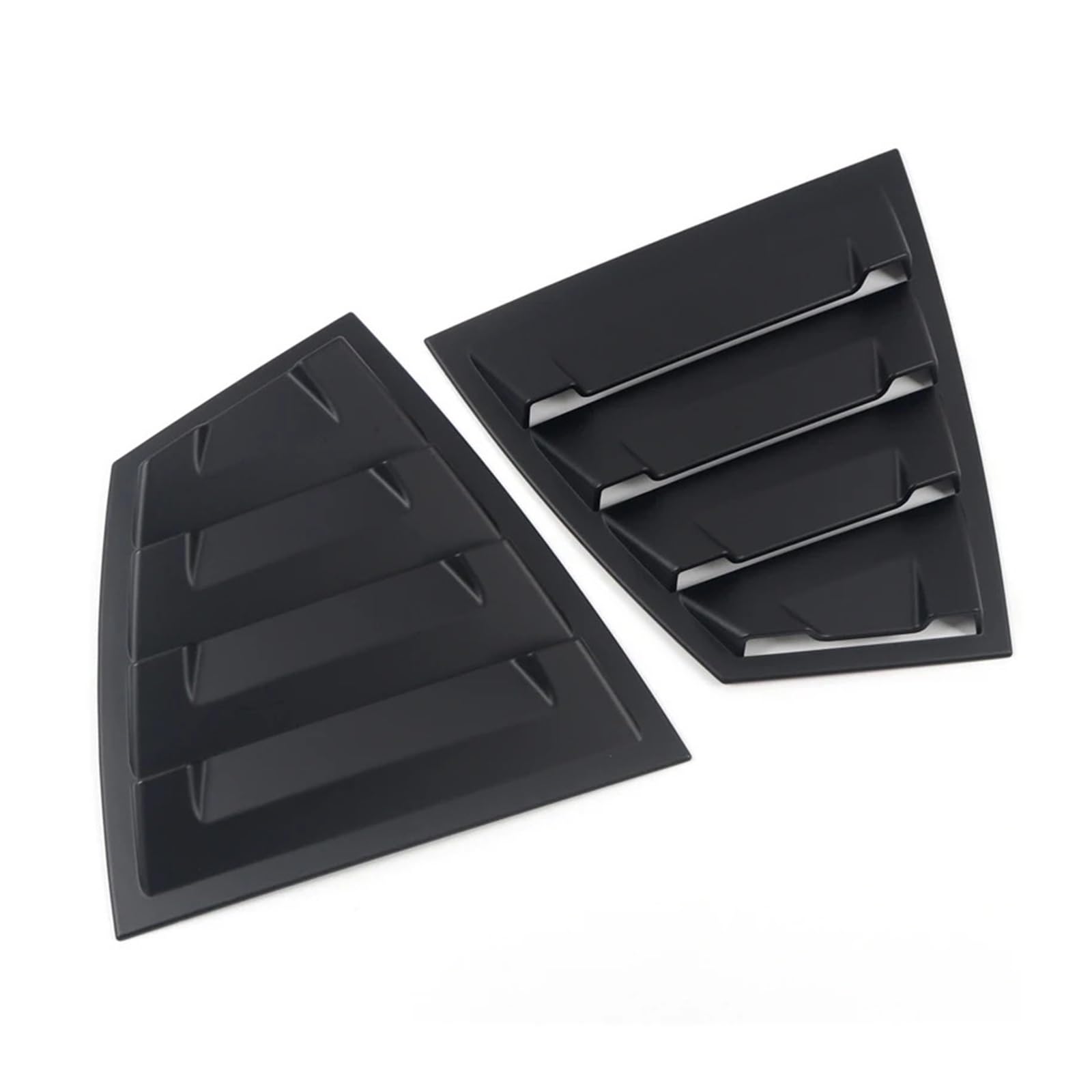 KMLONG Aufkleber for seitliche Heckscheibenjalousie, passend for Subaru WRX STi, 2014–2021, farbenfrohe Abdeckungsverkleidung, Auto-Styling Abdeckung für Heckscheibenjalousien(Matt Black) von KMLONG